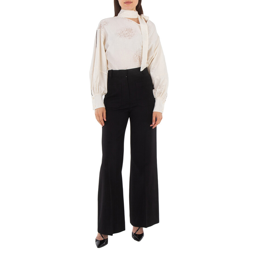 Victoria Beckham Gathered-Detail Asymmetric Blouse - 4