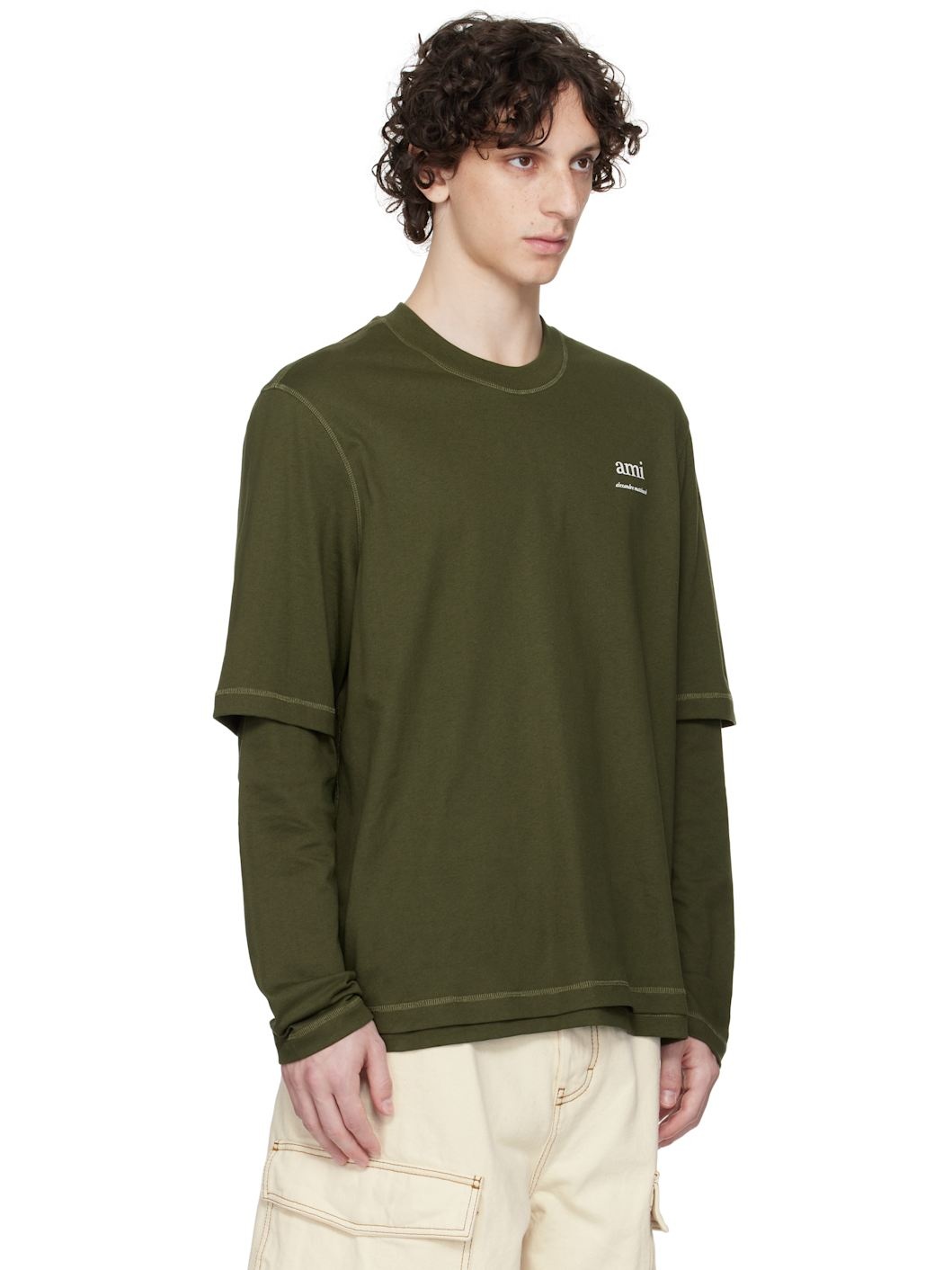 Green Long Sleeves T-shirt - 2
