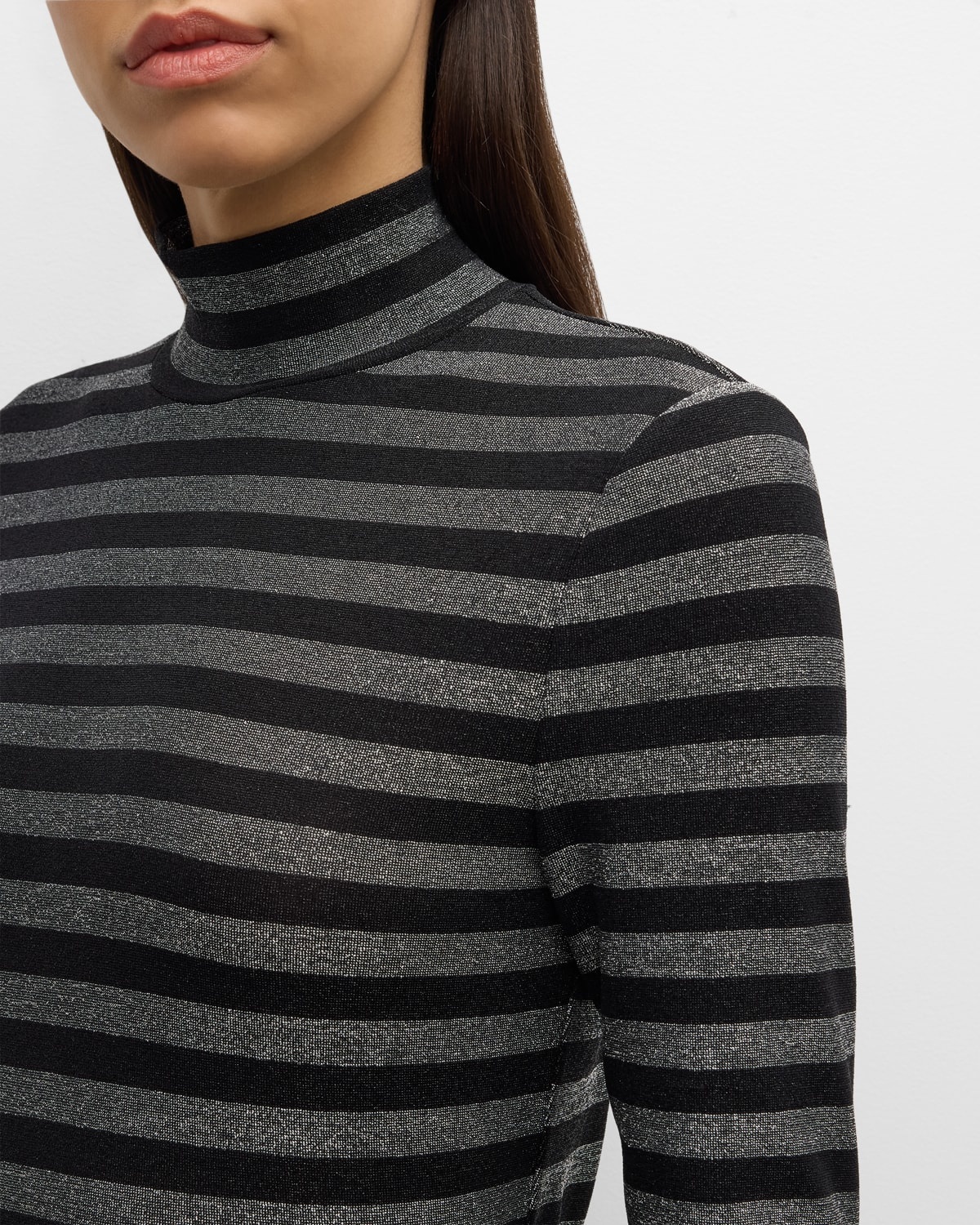 Nate Stripe Turtleneck Top - 5