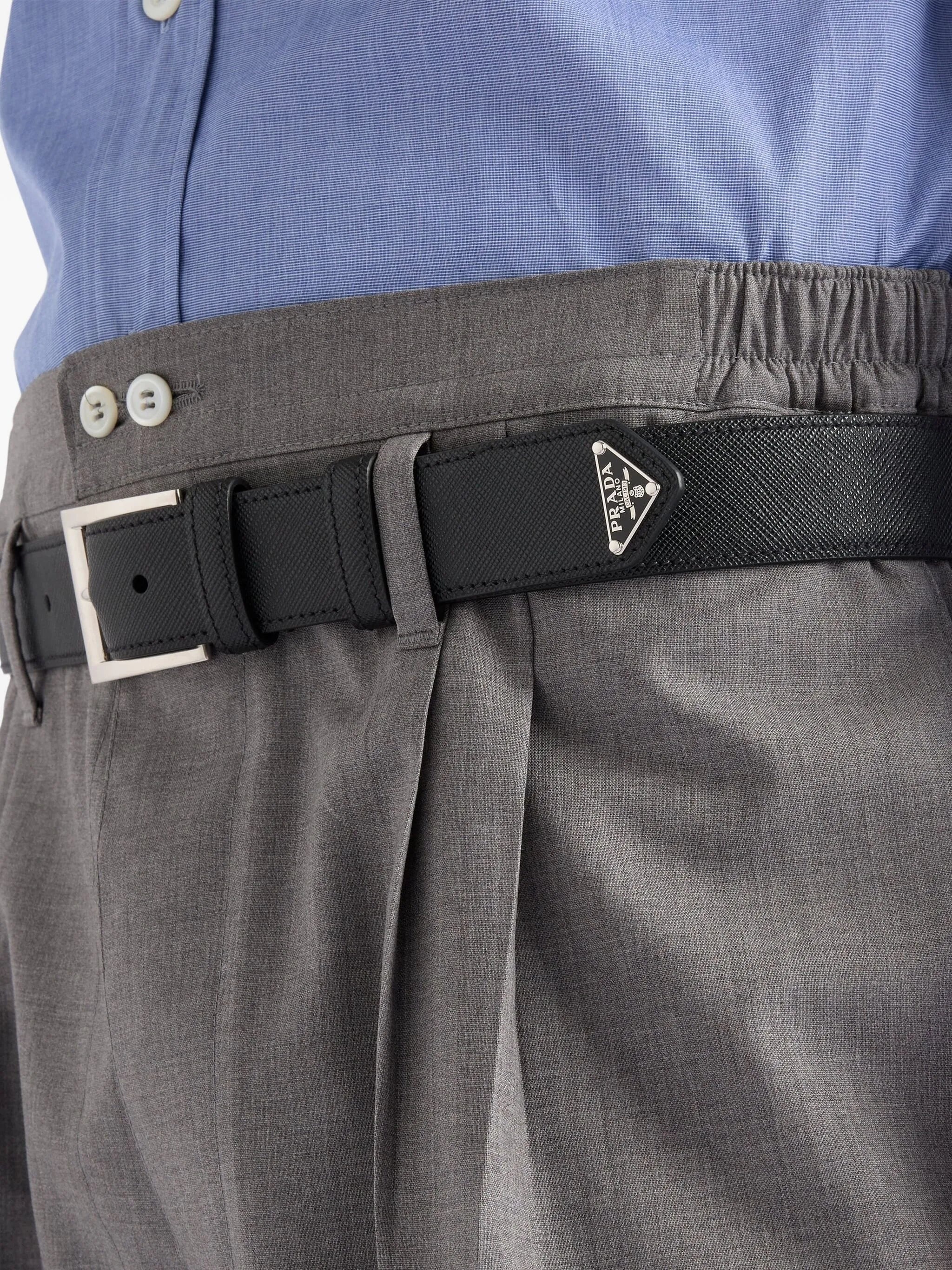 Prada Saffiano Leather Belt - 3
