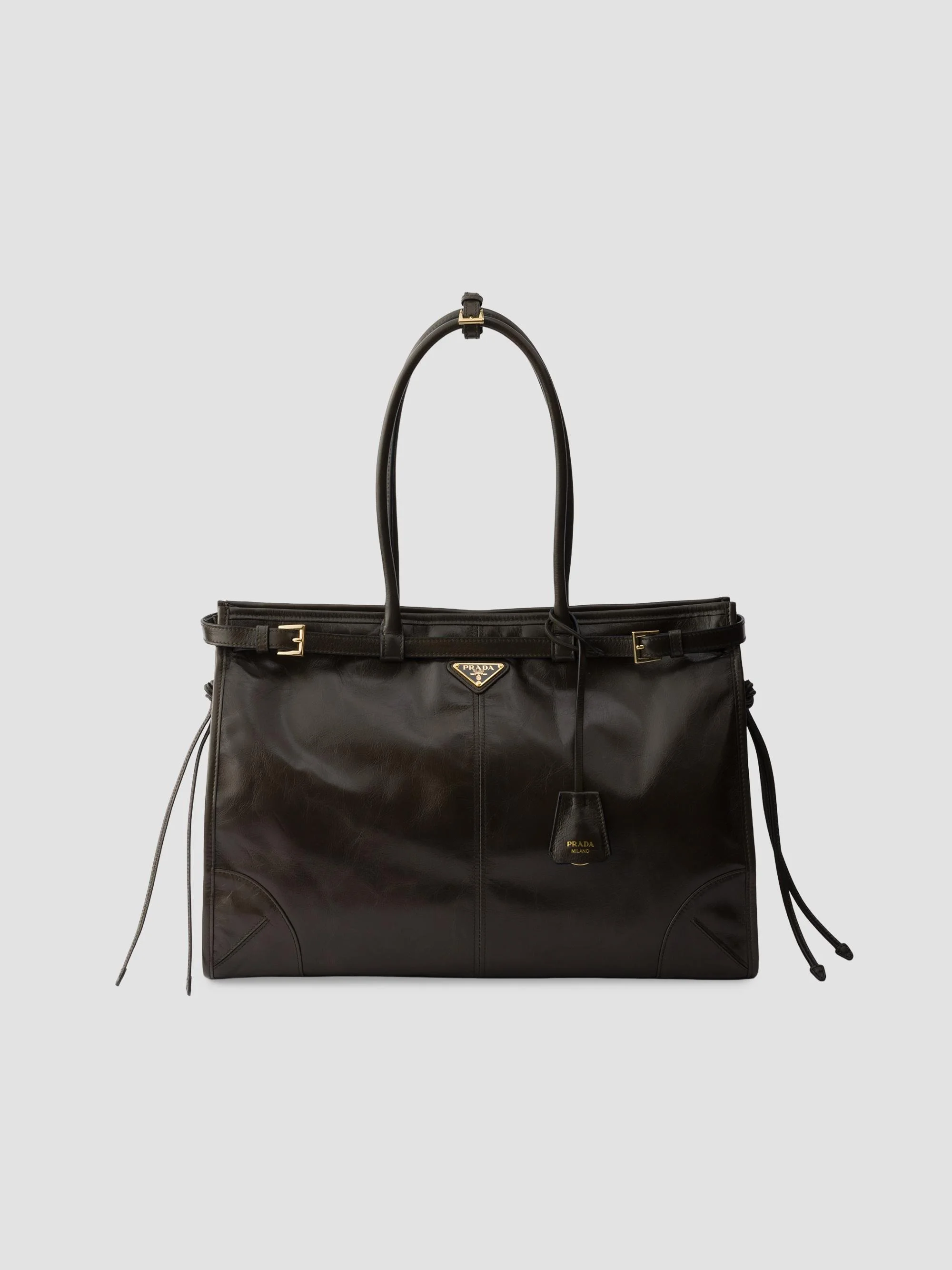 Women's Bonnie Extra-Large Leather Top Handle Bag - Green - 1