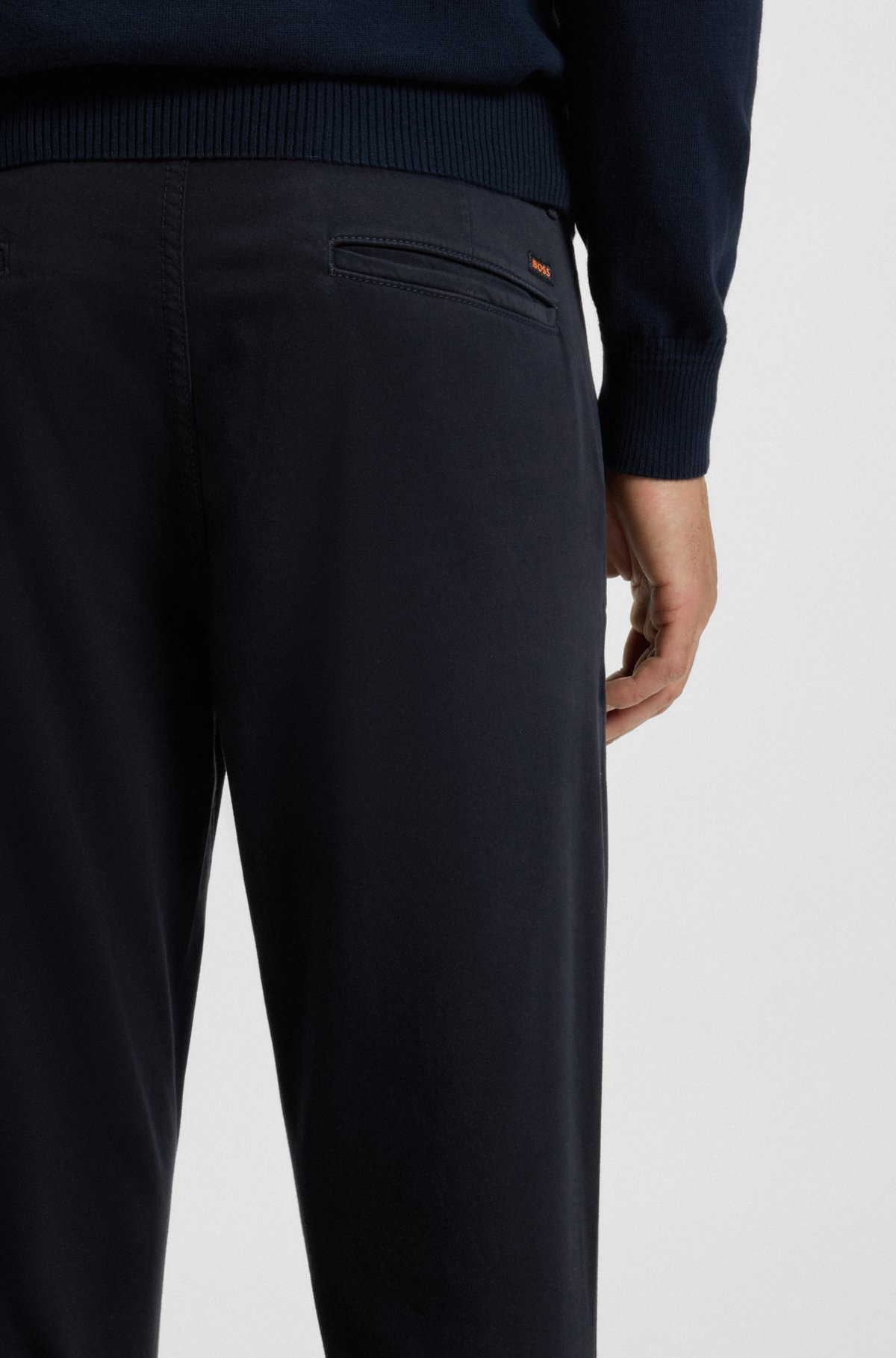 SLIM-FIT CHINOS IN STRETCH COTTON - 5