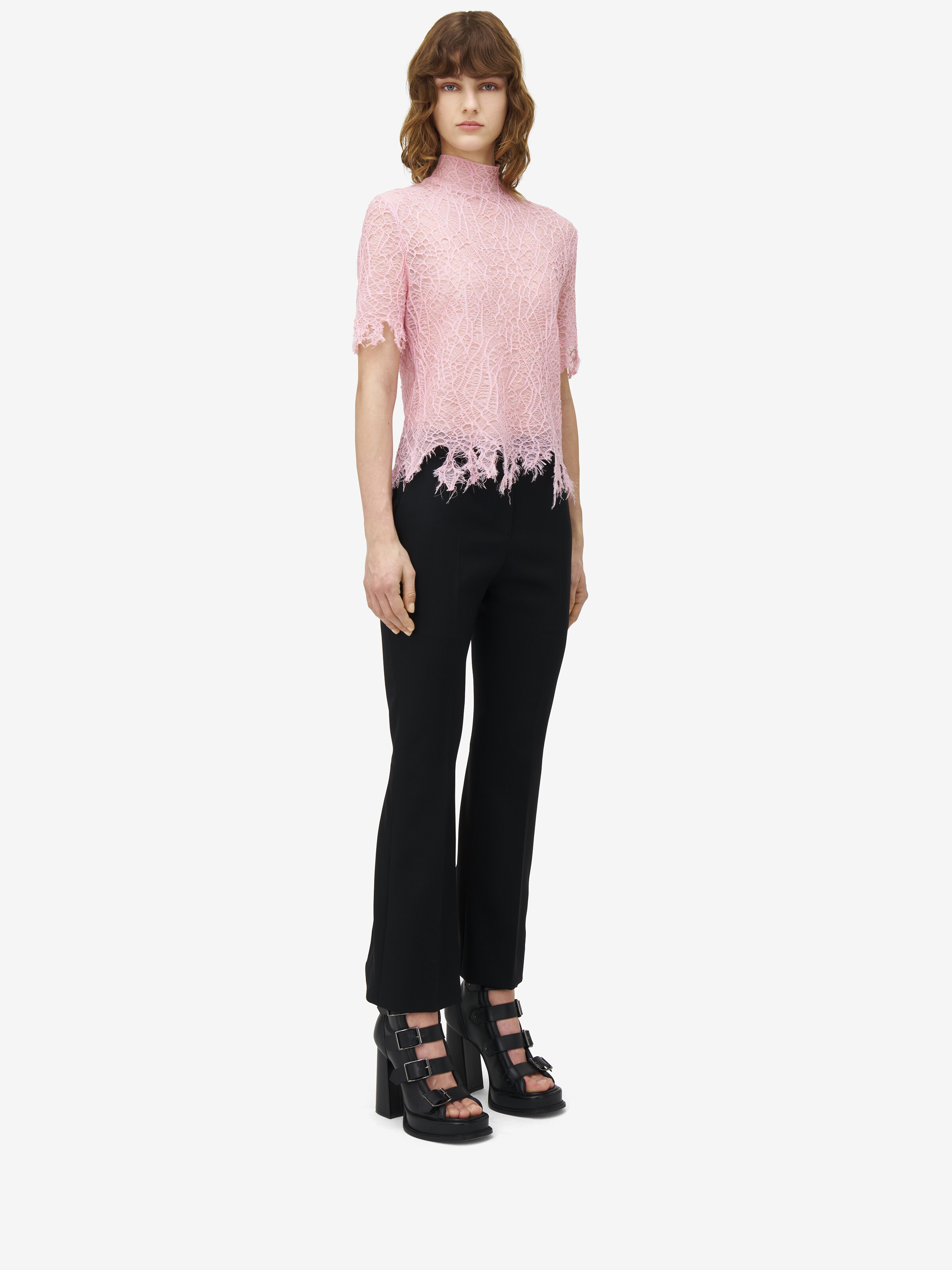 Knitted Cobweb Lace Top - 3