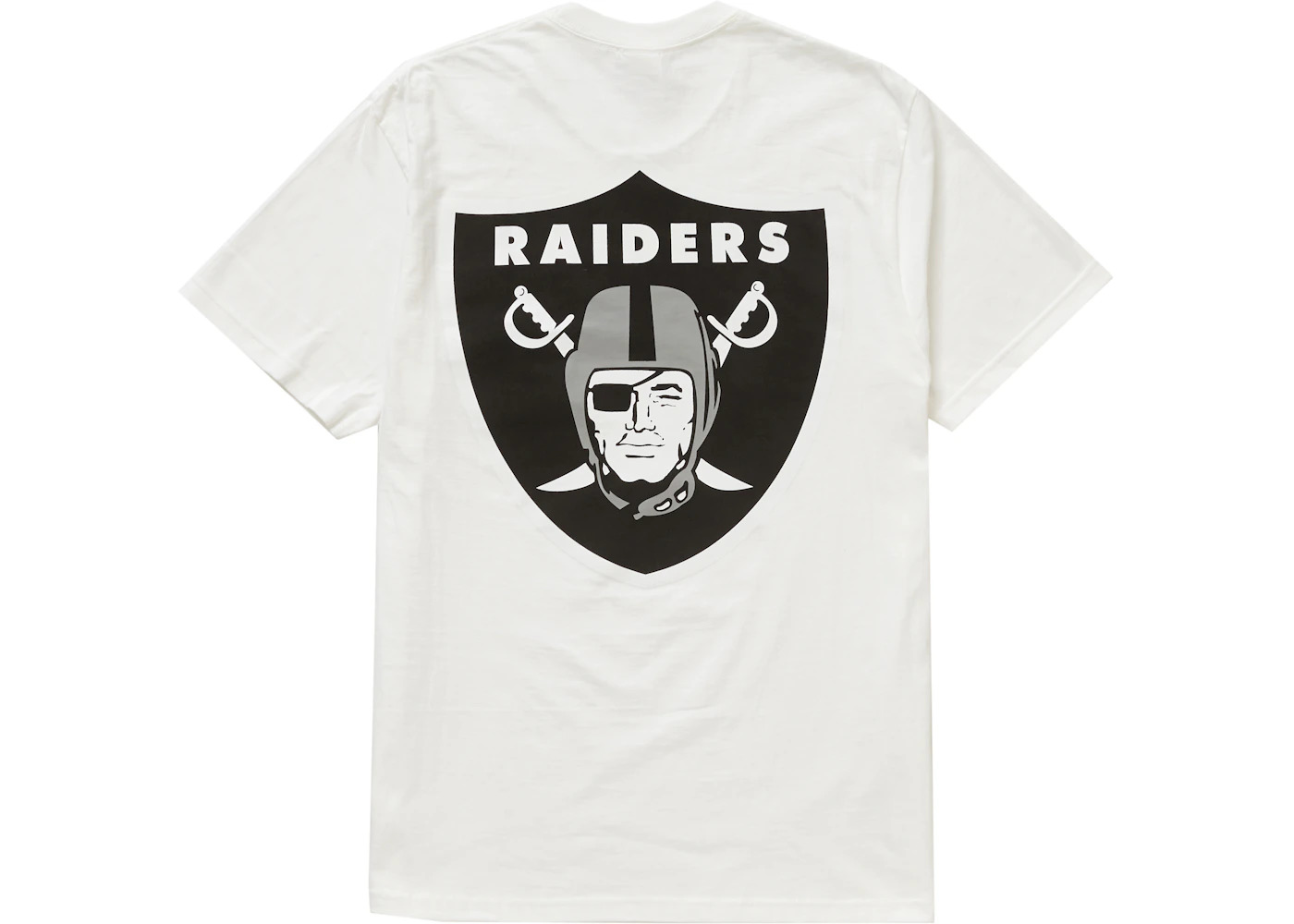 Supreme NFL x Raiders x '47 Pocket Tee White - 2