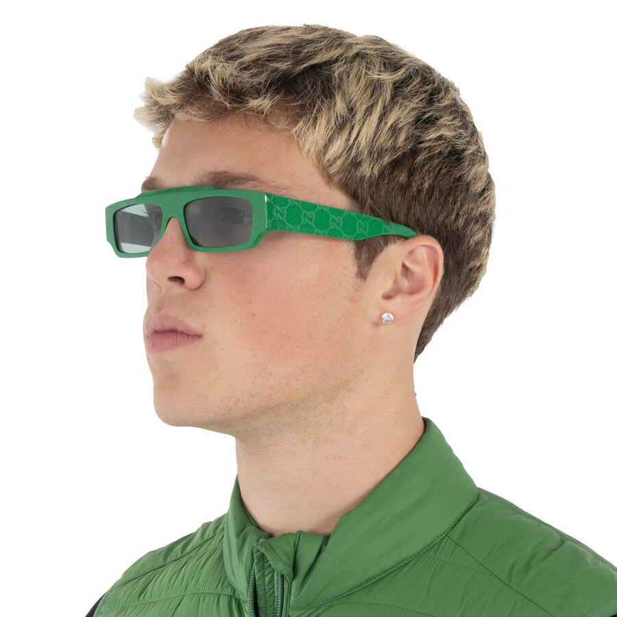 Gucci Green Browline Men's Sunglasses GG1592S 003 55 - 2