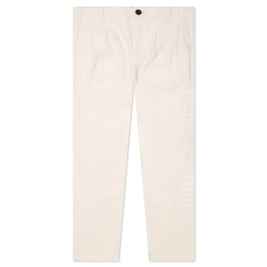 CORDUROY TROUSER PANT - BONE - 1