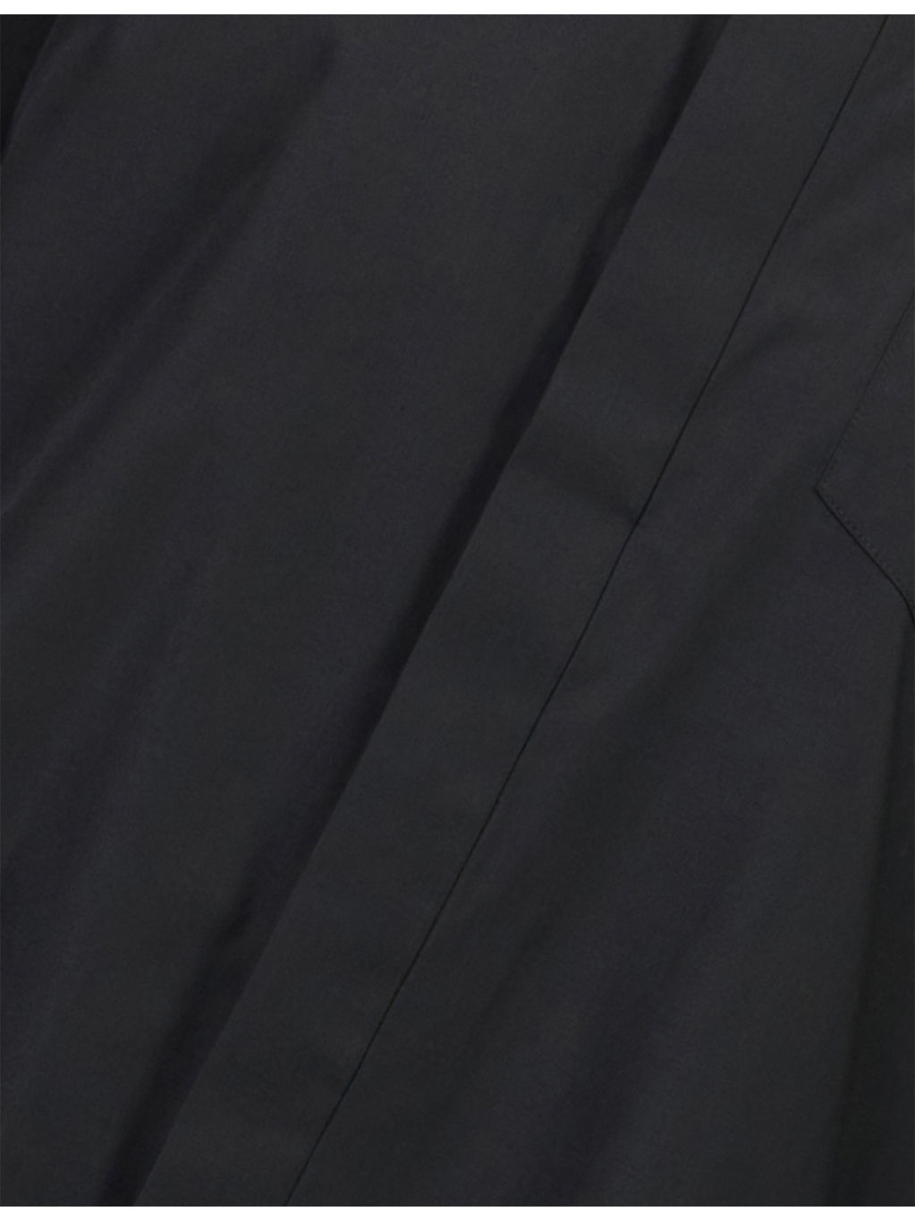 Layered-Hem Long-Sleeve Cotton-Poplin and Satin Shirt - 6