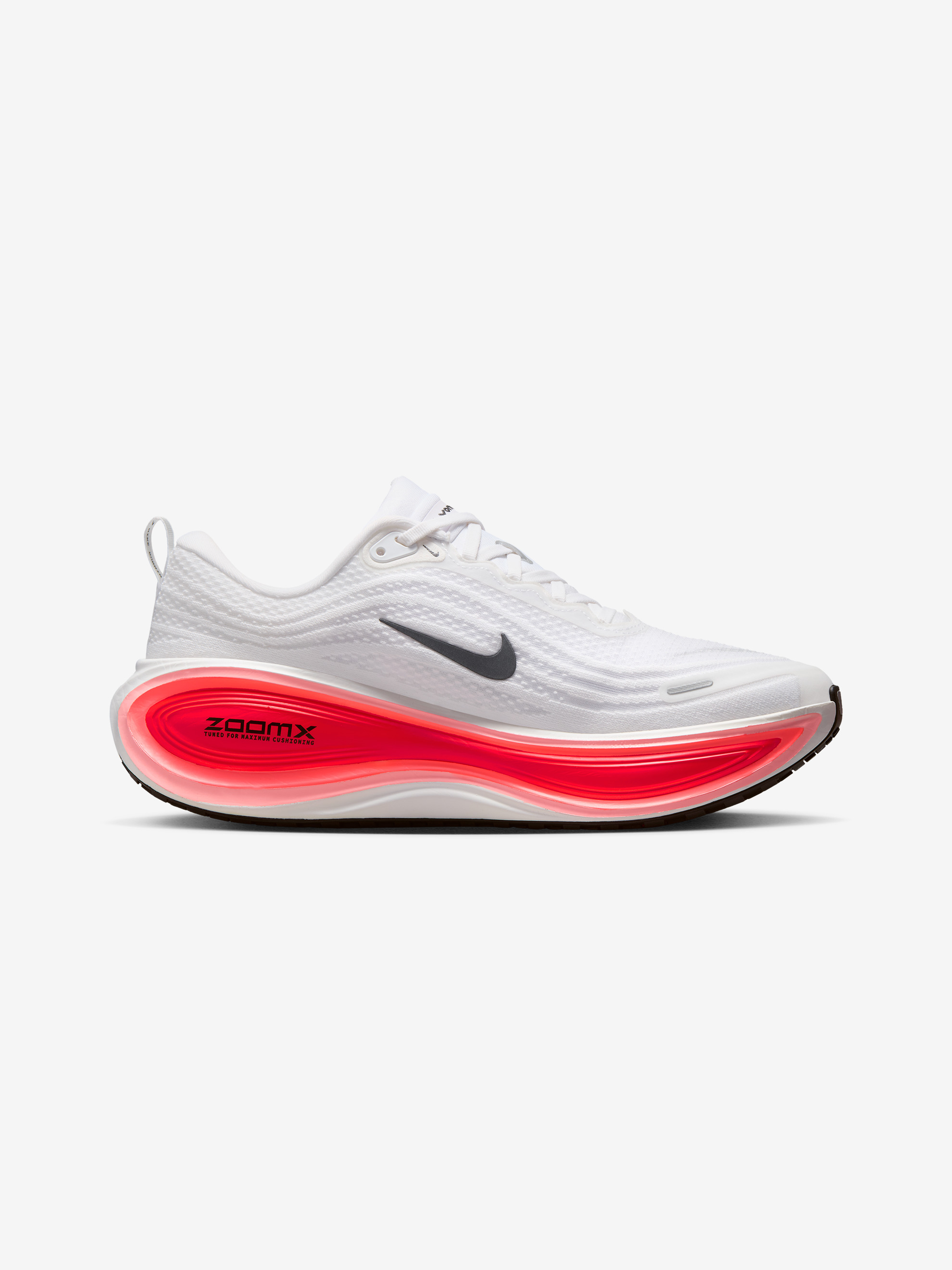 NIKE VOMERO PLUS (WHITE/BLACK/BRIGHT CRIMSON) - 3