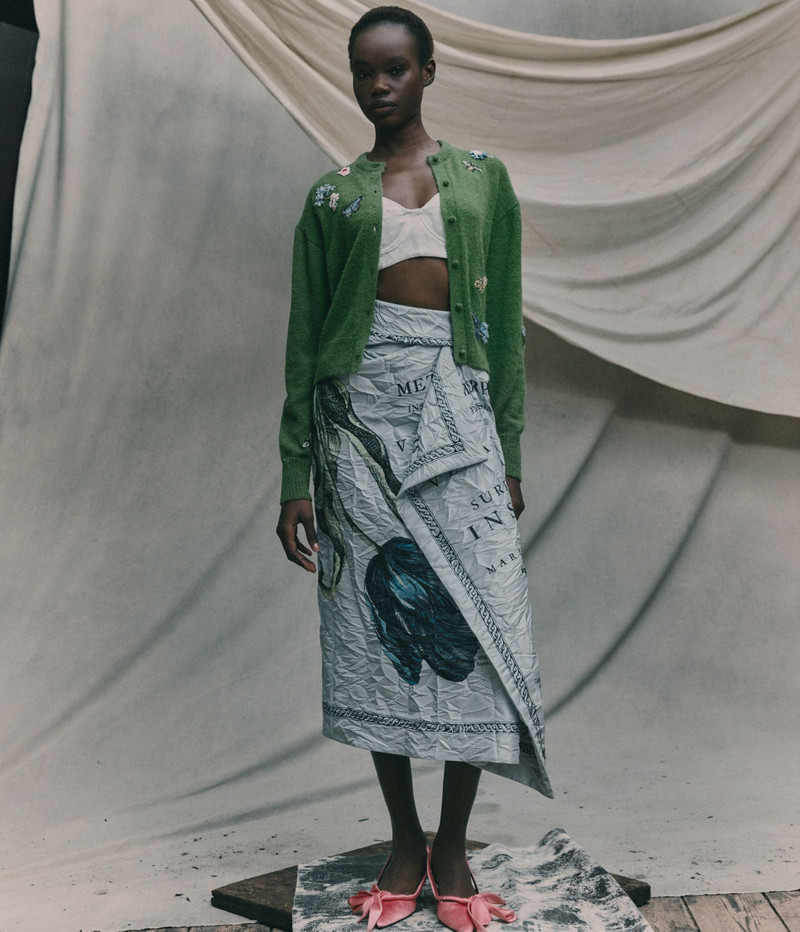 Erdem EMBELLISHED CREW NECK CARDIGAN outlook