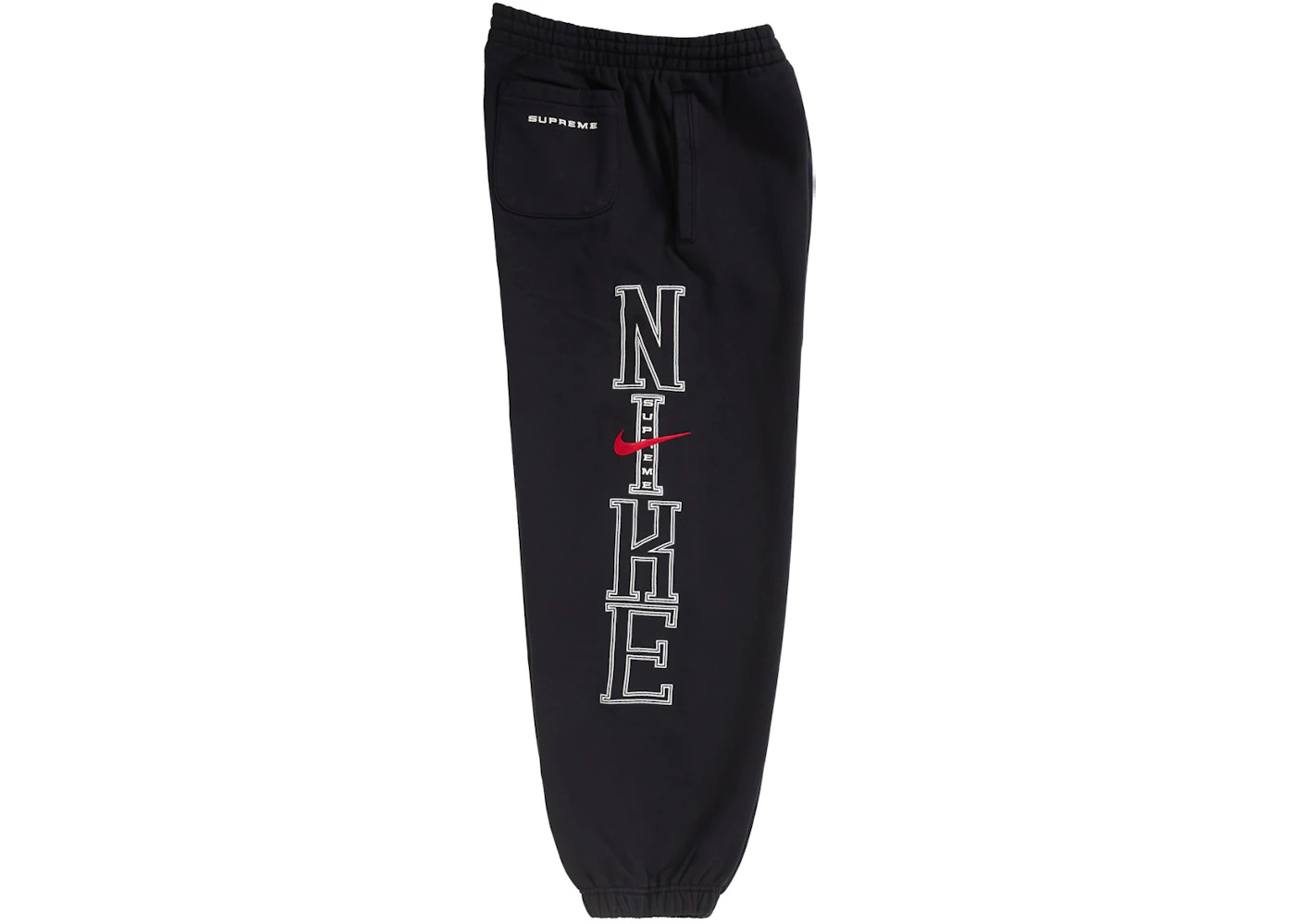 Supreme Nike Sweatpants Black - 3