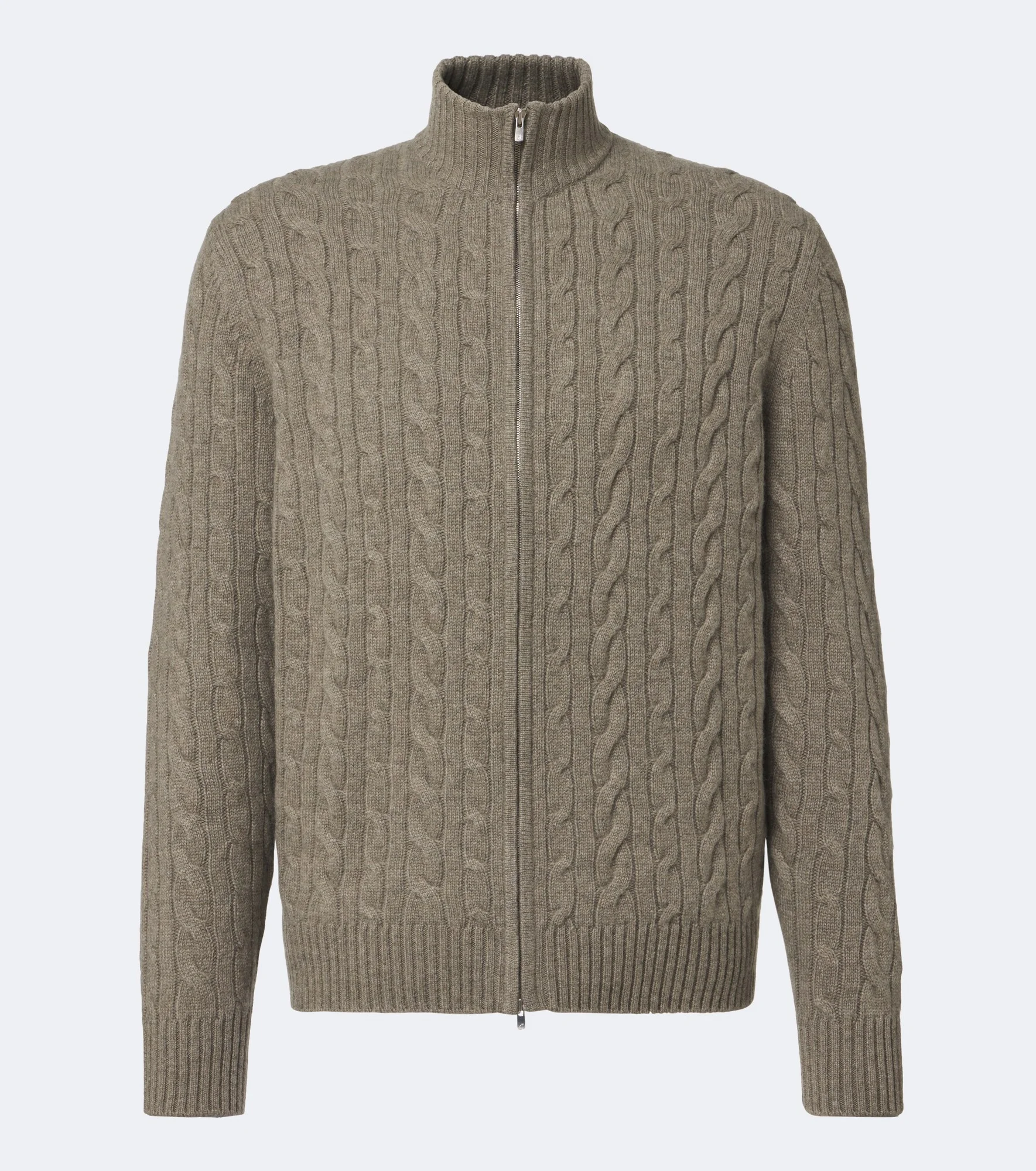 Regent Street cable-knit cashmere cardigan - 1