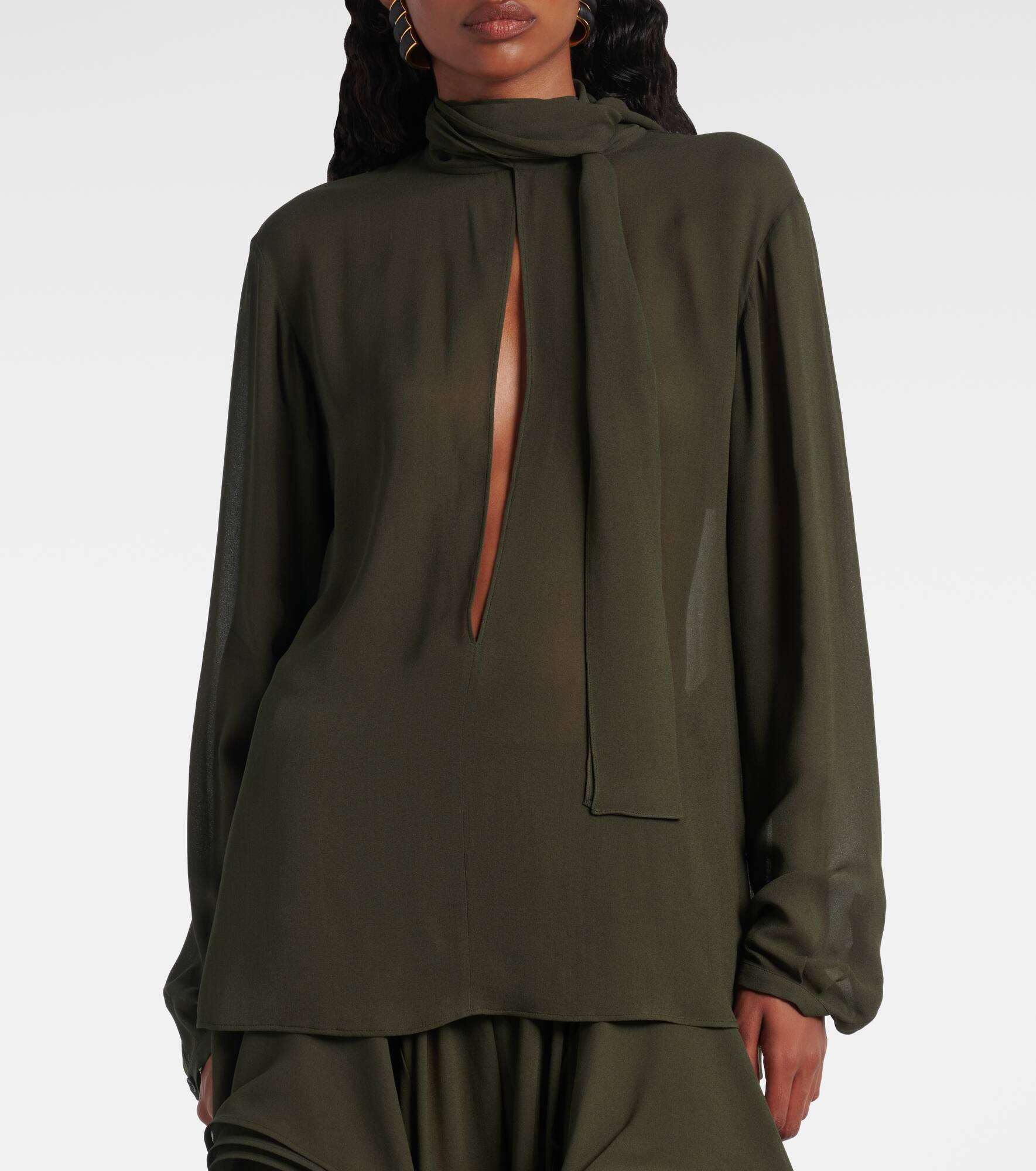 Crêpe georgette blouse - 6