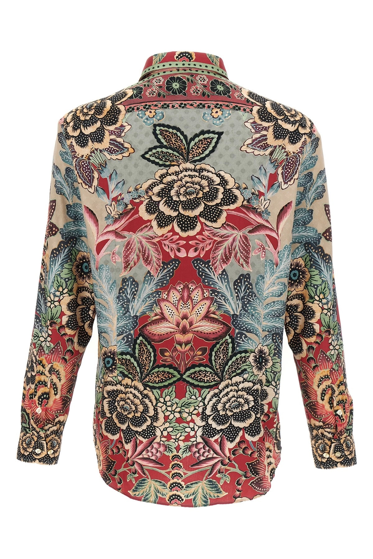 Flower and foliage shirt - 2