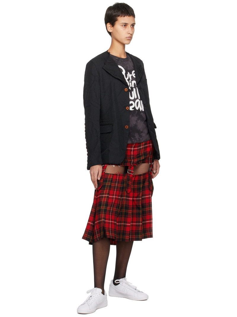BLACK COMME des GARÇONS Gray Printed T-Shirt outlook