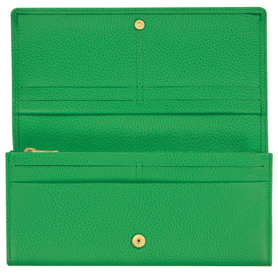 Longchamp Le Foulonné Continental wallet Lawn - Leather outlook