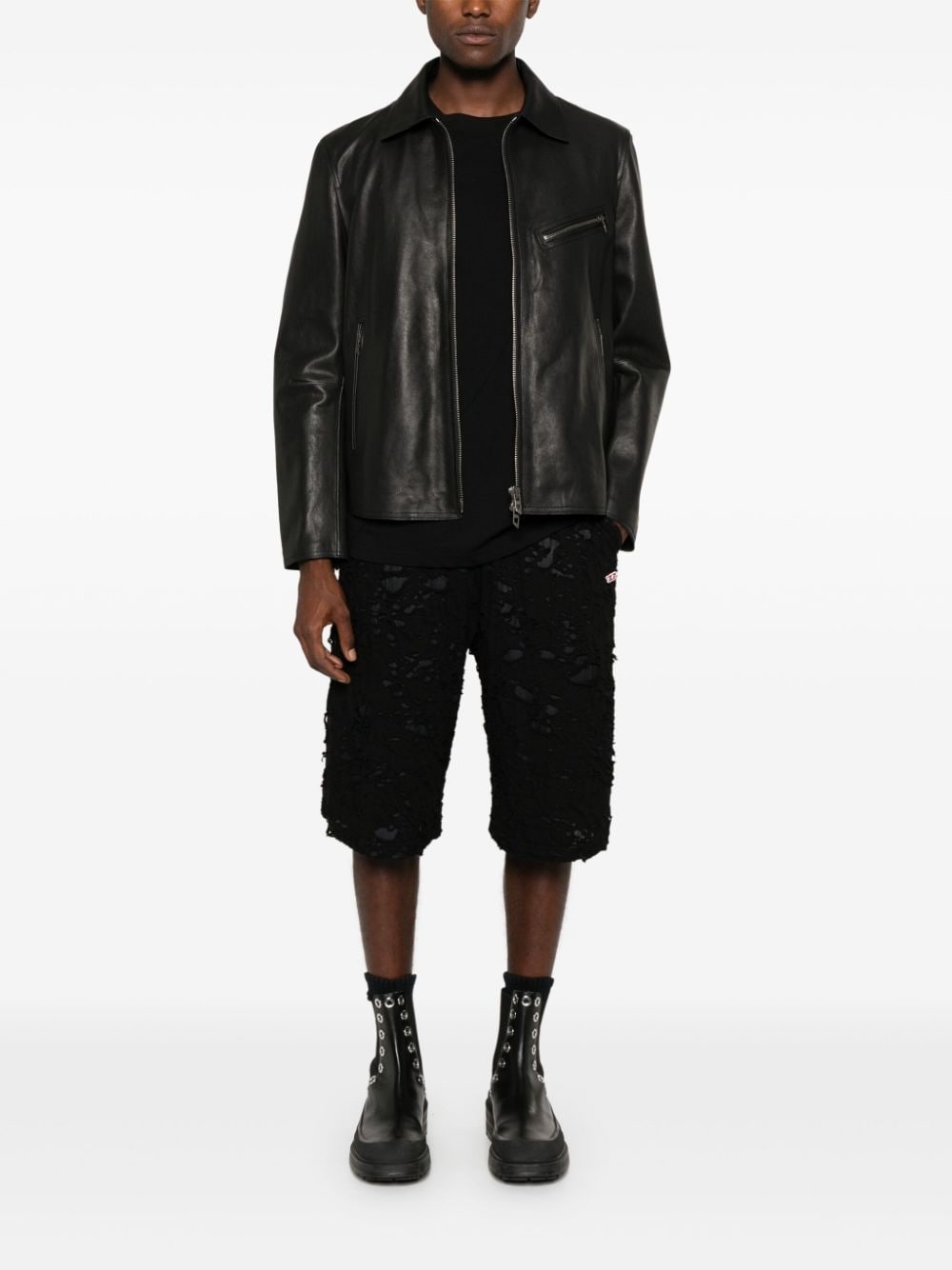 L-Korn leather jacket - 2