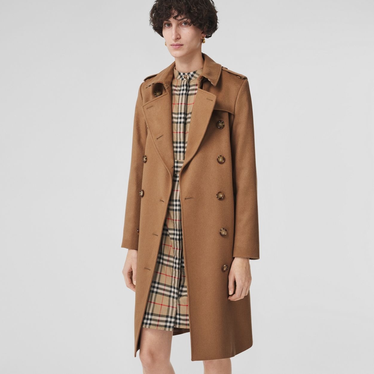 Cashmere Kensington Trench Coat - 7