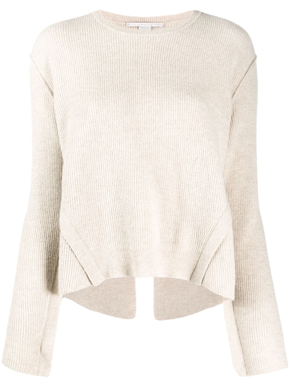 ribbed knit jumper - 1