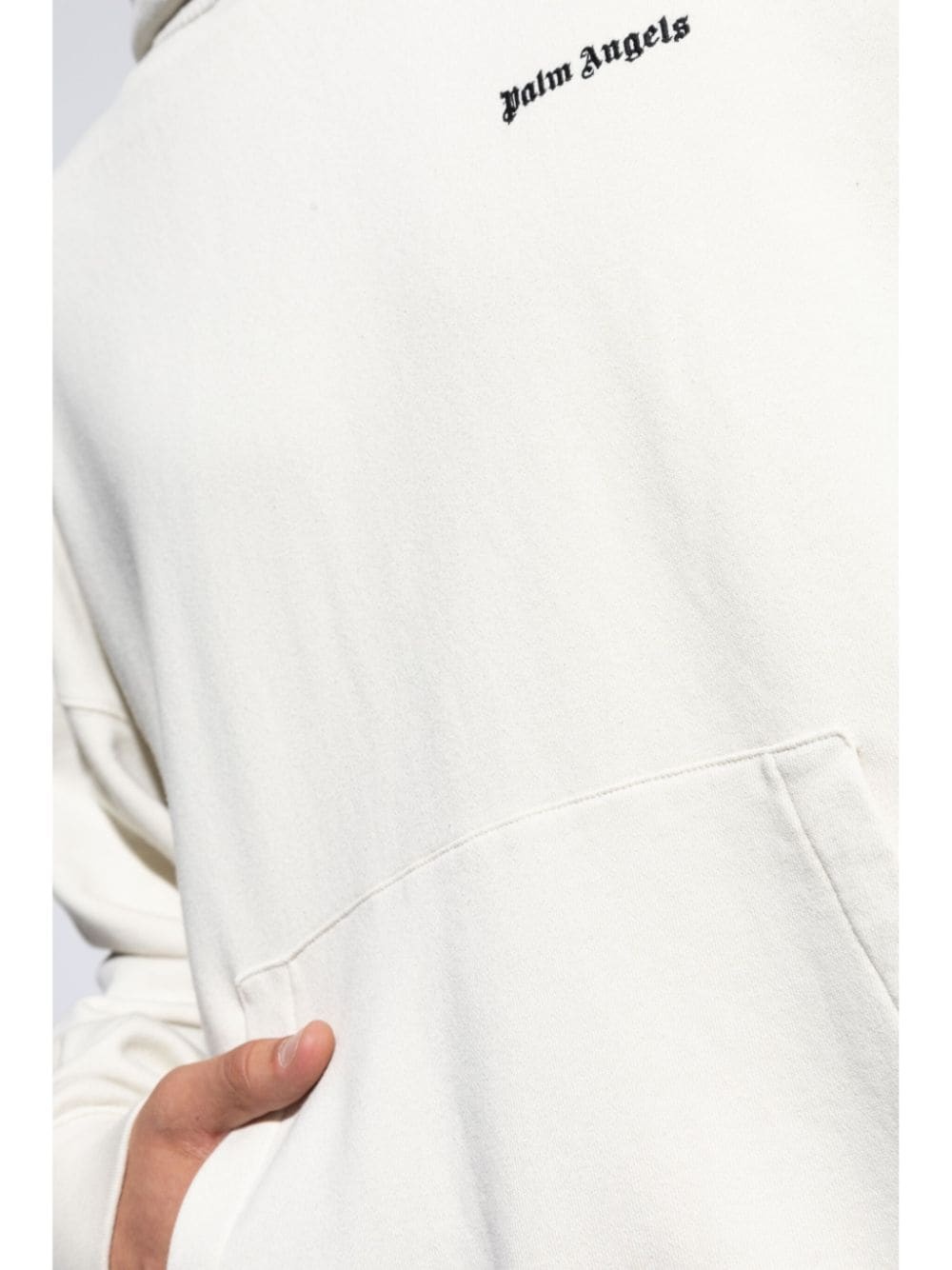 logo-embroidered hoodie - 5