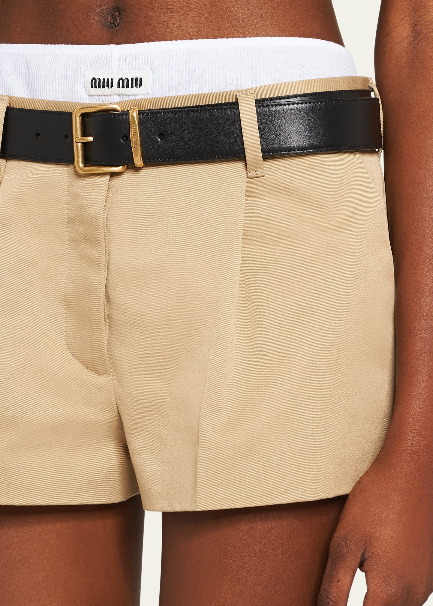 Pleated Chino Shorts - 5
