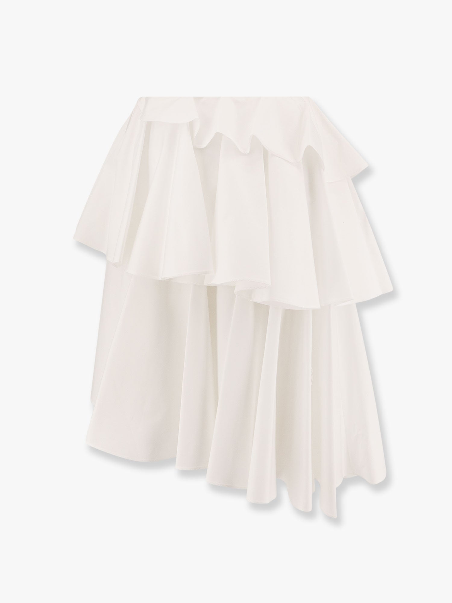 Alaia Spiral Cotton Popeline Skirt - 4