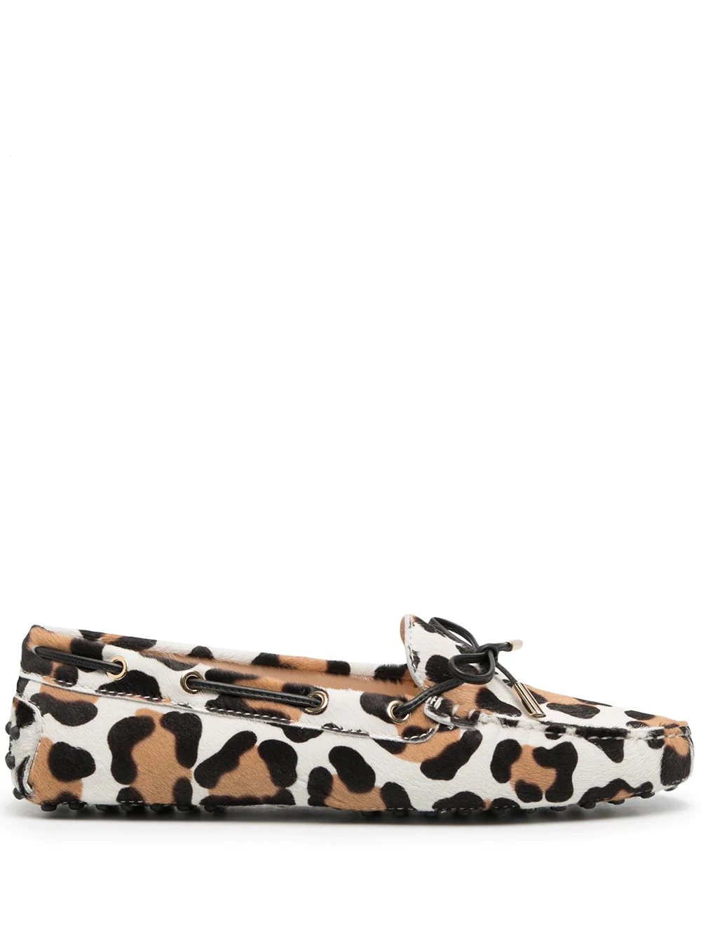 leopard-print loafers - 1