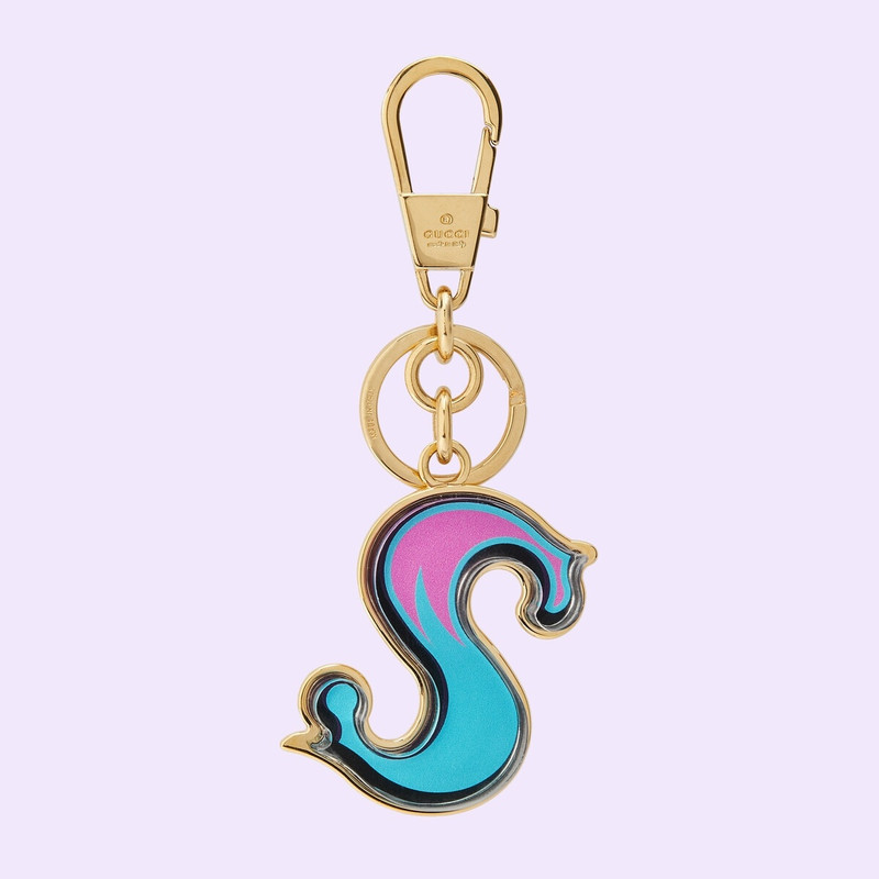 Letter S Plexiglas keychain 1