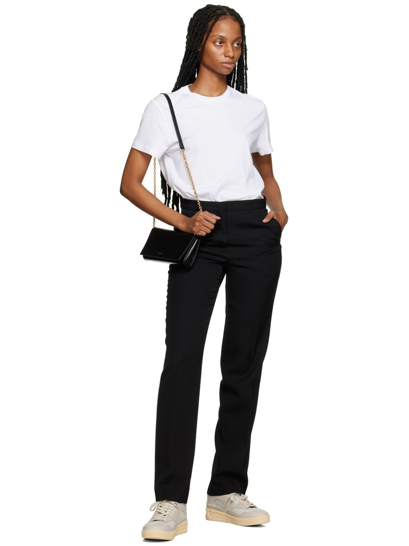 Jil Sander Gray Perforated Sneakers outlook