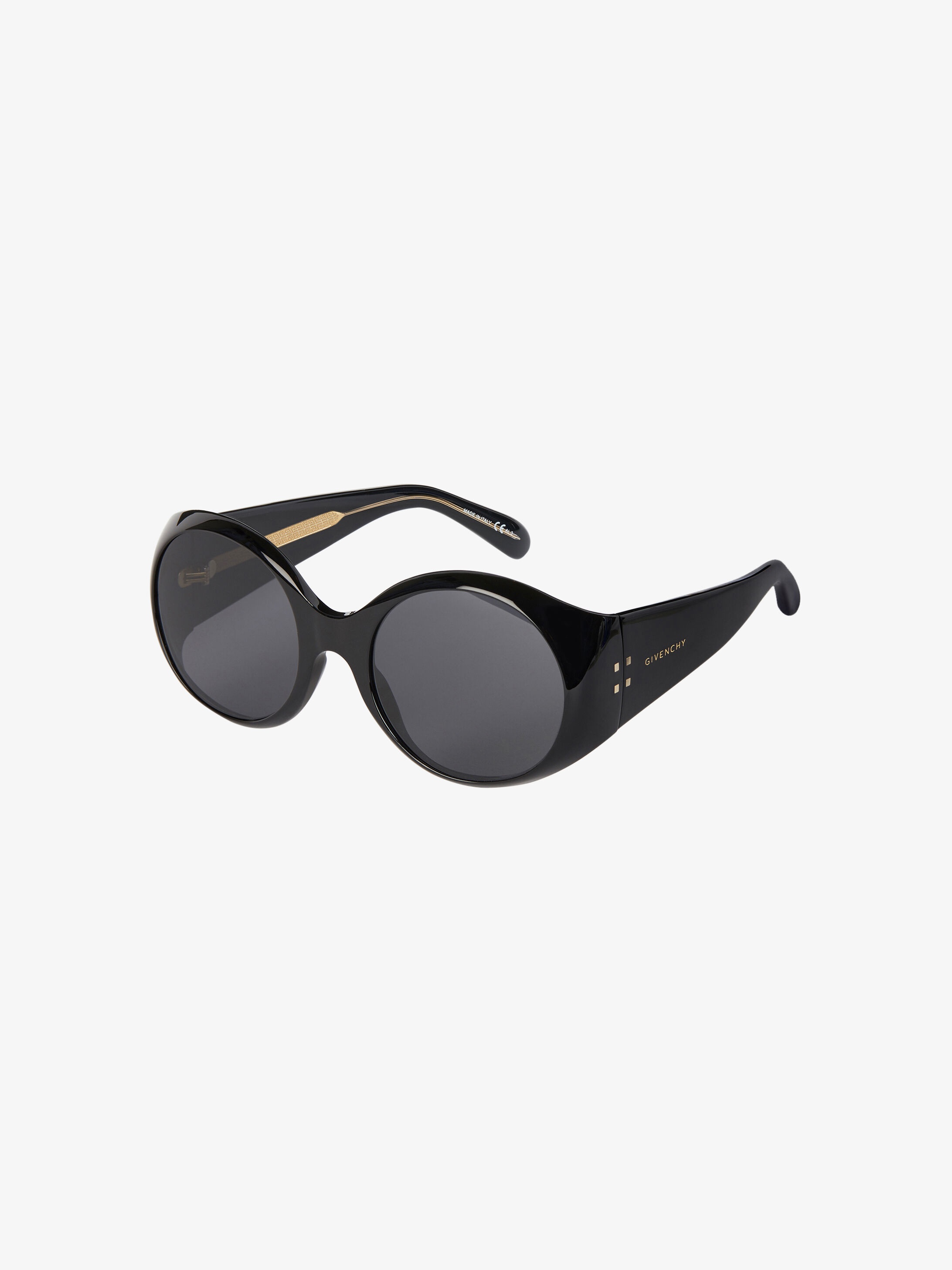 Round sunglasses in acetate - 1