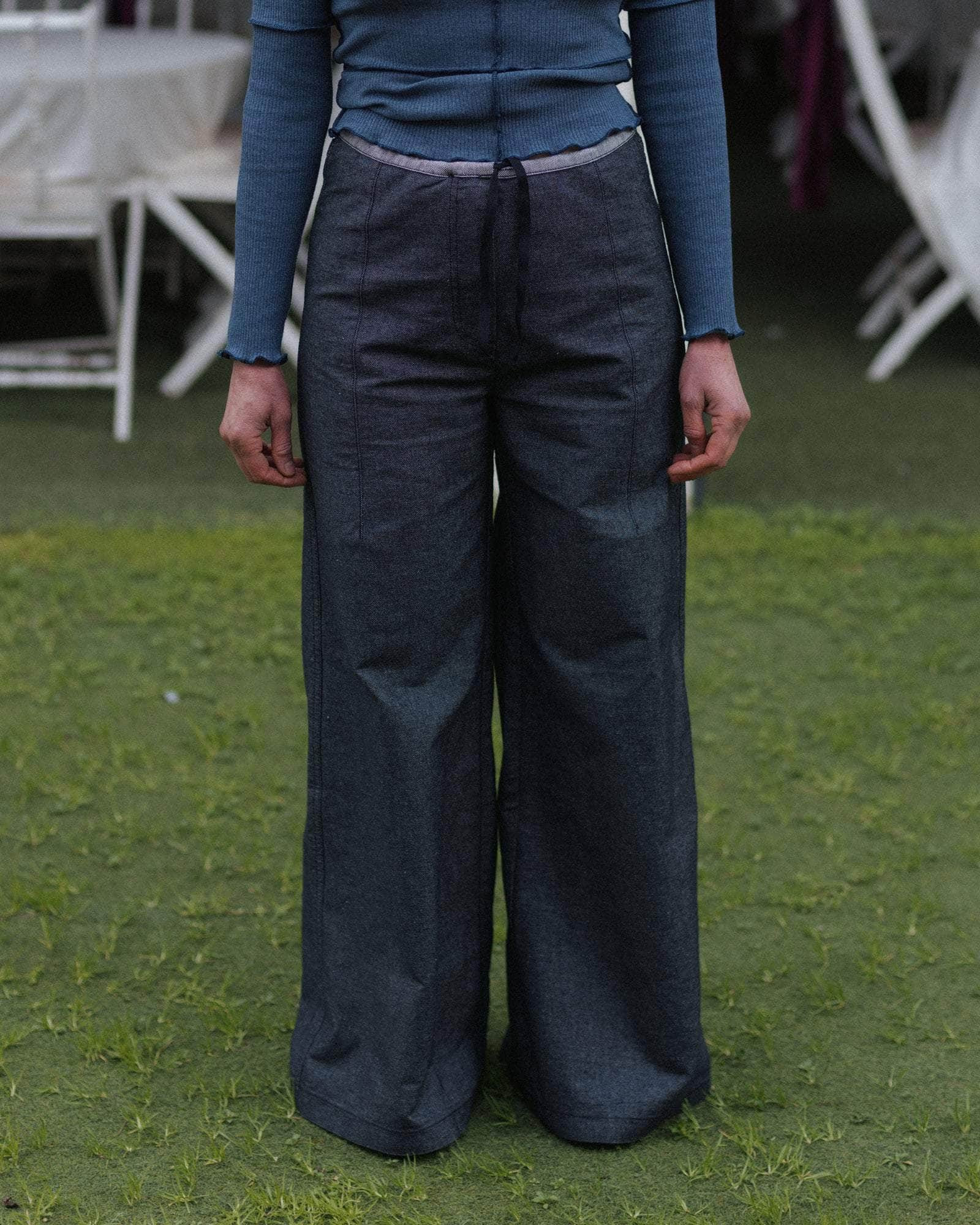 Arthur Loose Pants - Recycled Cotton Denim - 2