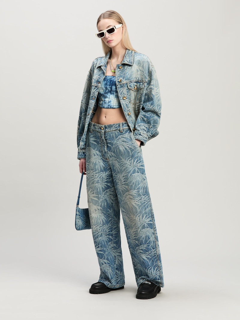Palm Angels Giorgina Bag Jungle Denim Pattern outlook