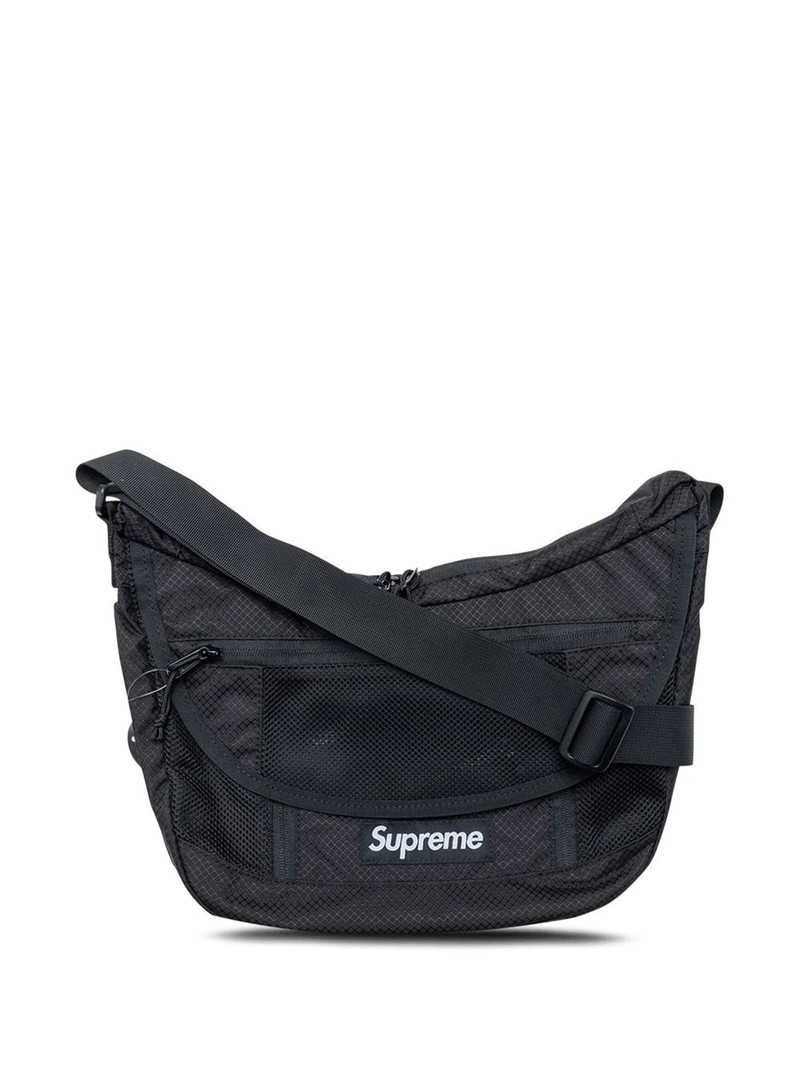 logo-patch shoulder bag 1
