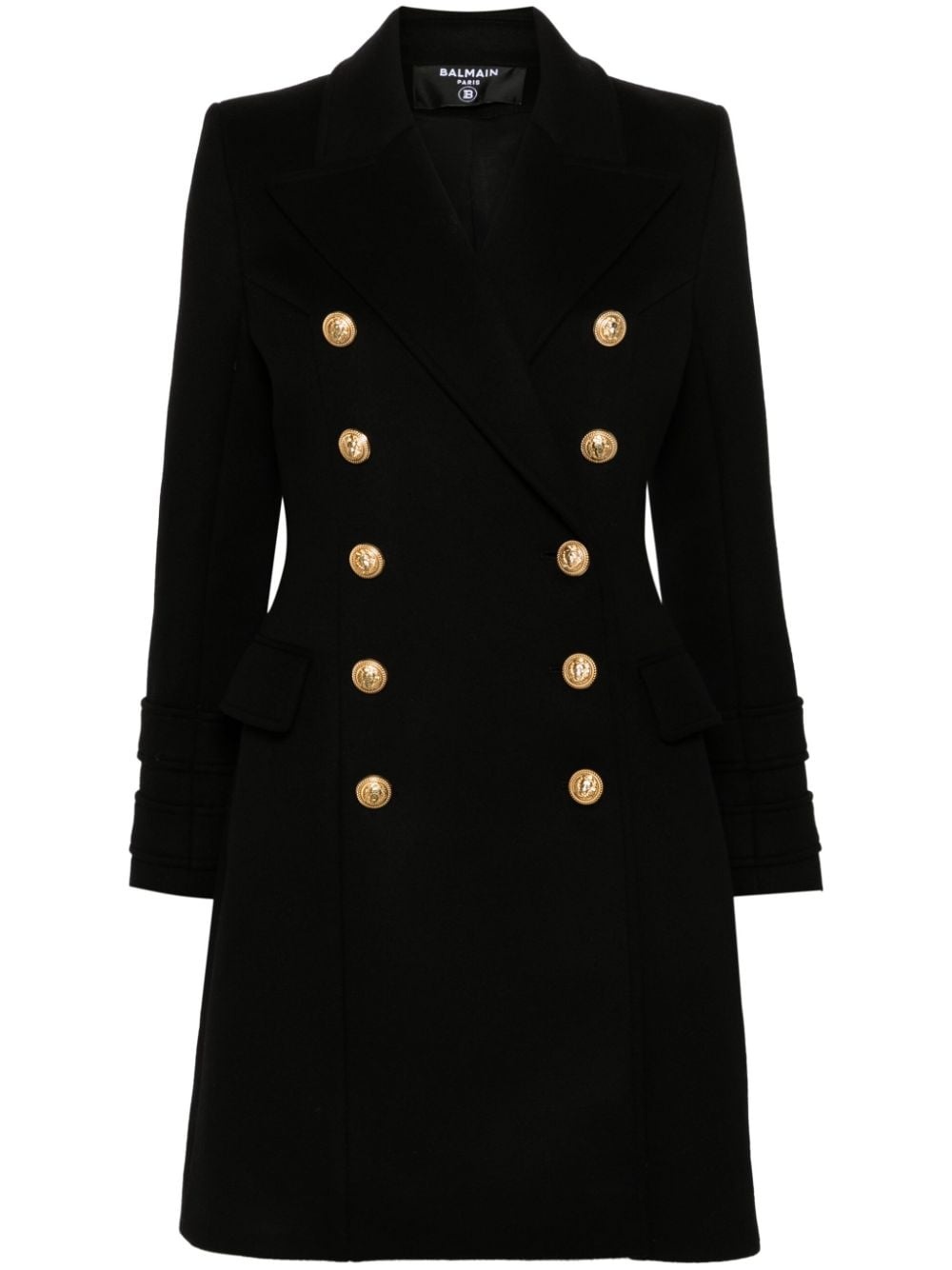 military-style coat - 2