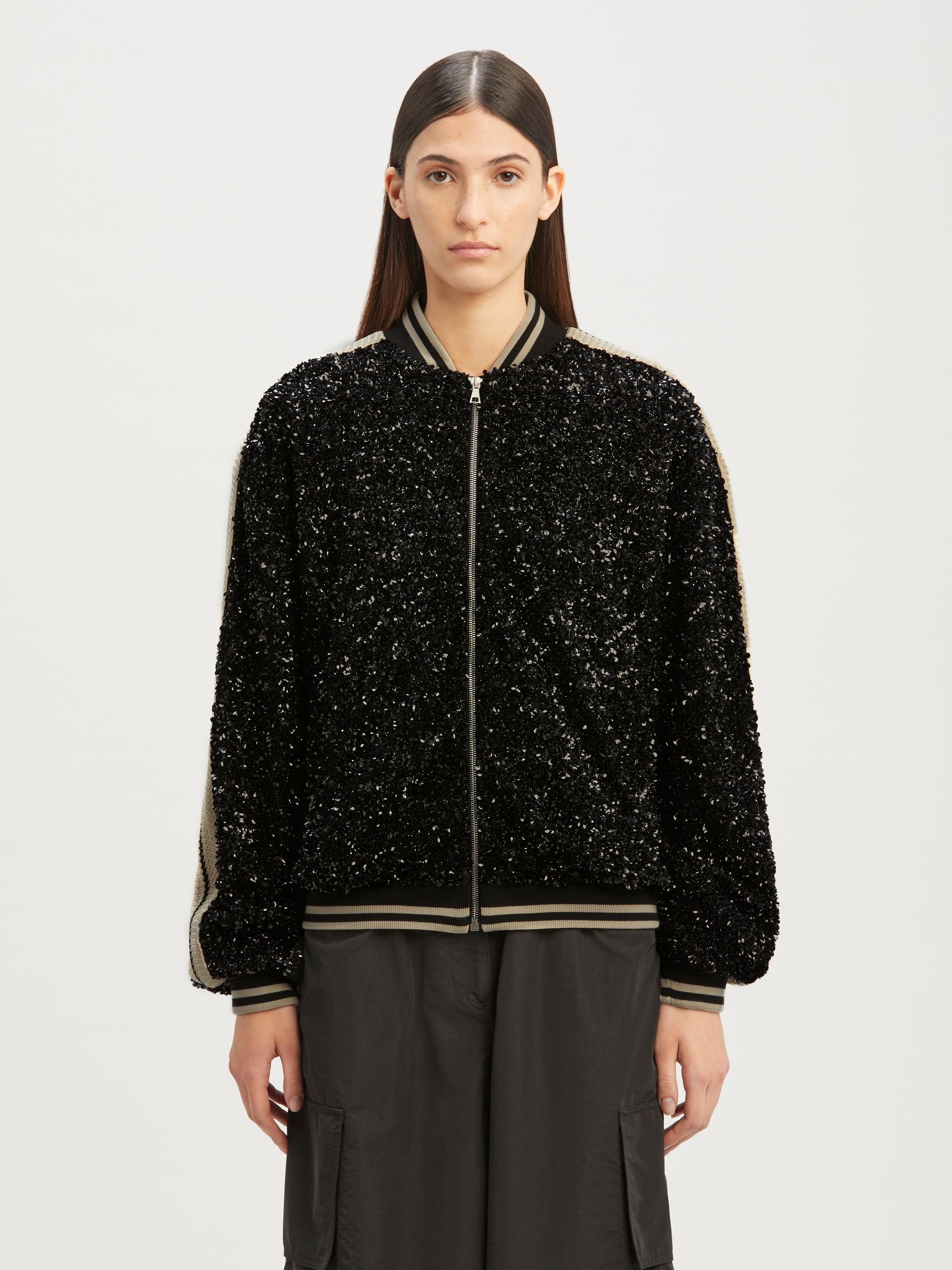 Soiree Sequins Bomber - 4