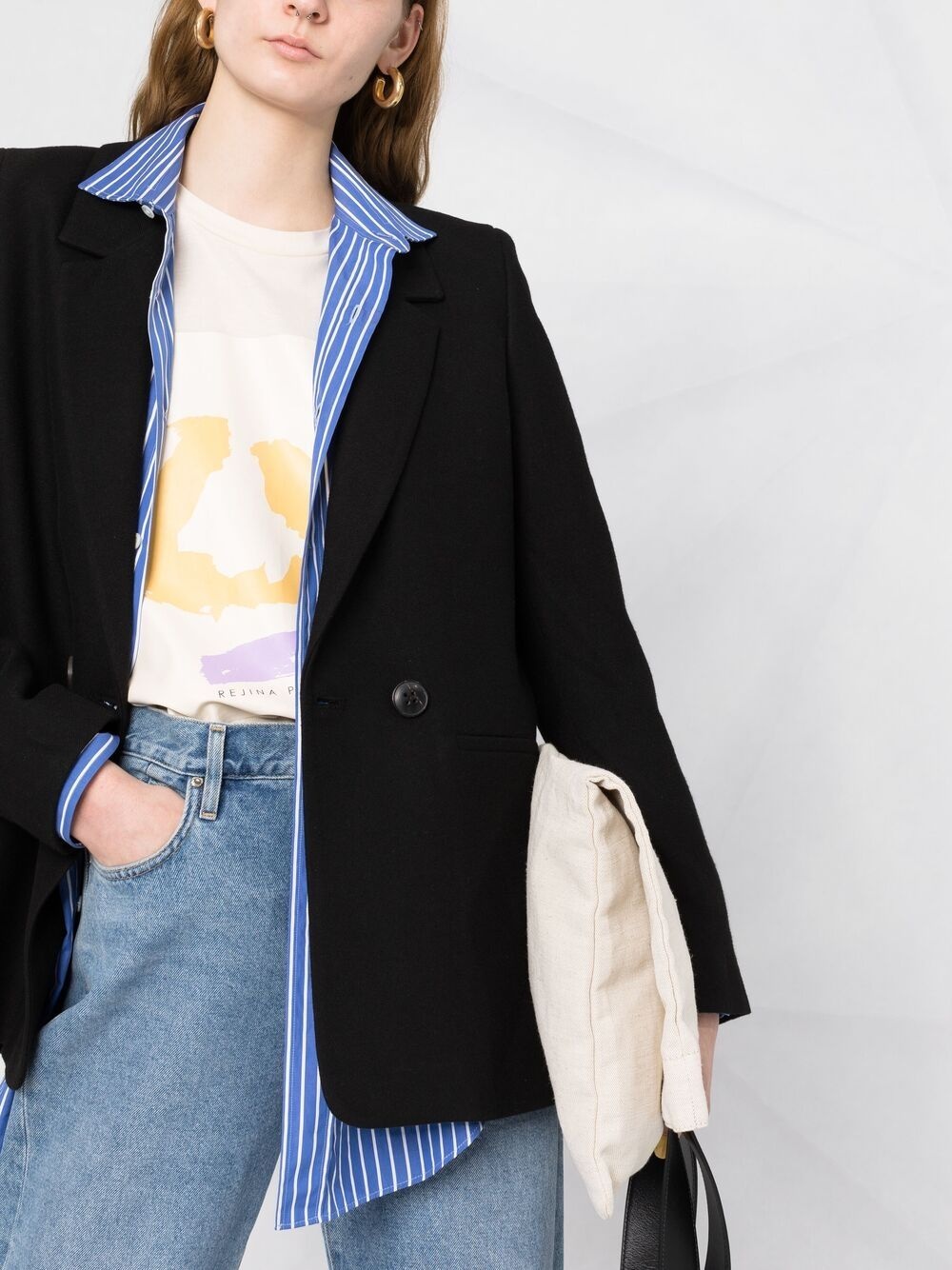 Kaia double-breasted blazer - 5