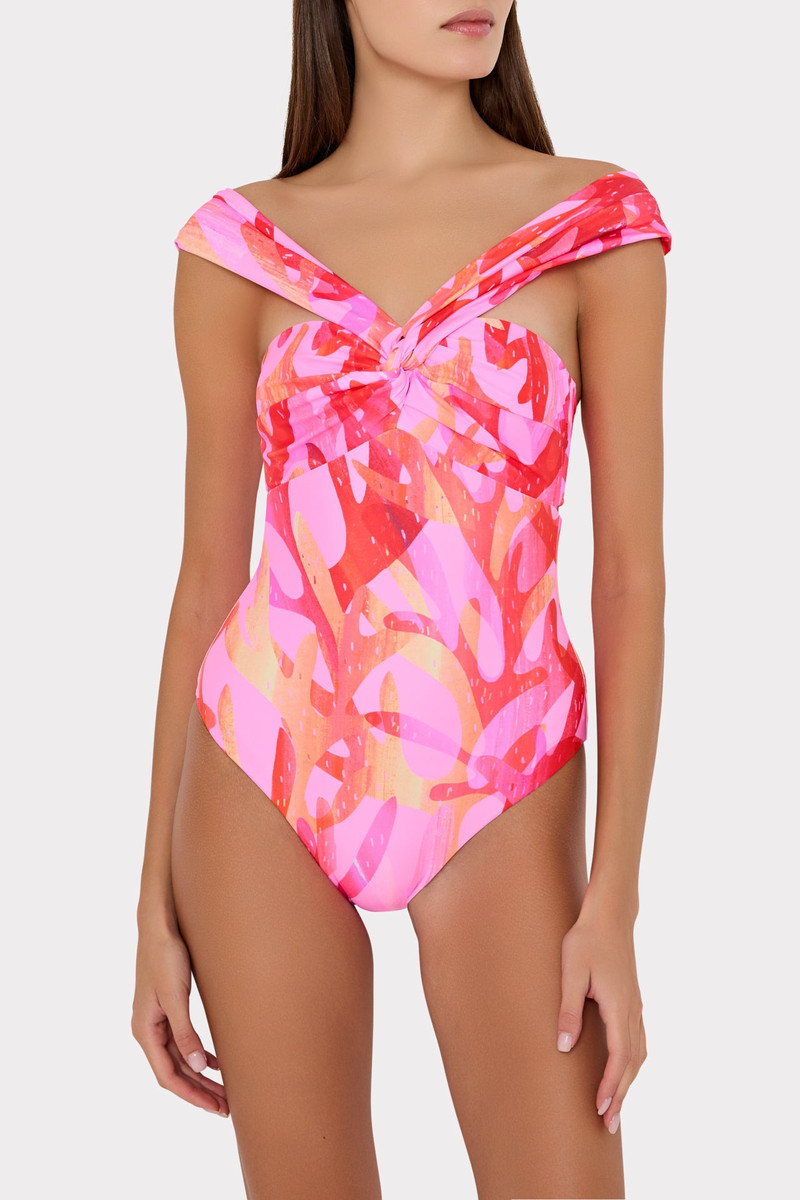 Betsy Italian Under The Sea Bandeau One Piece 4