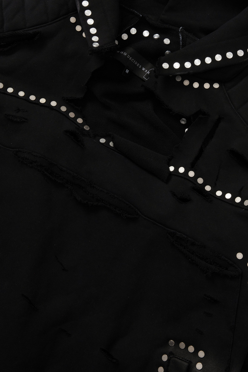 WHO DECIDES WAR HARDWARE AMOUR HOODED PULLOVER outlook