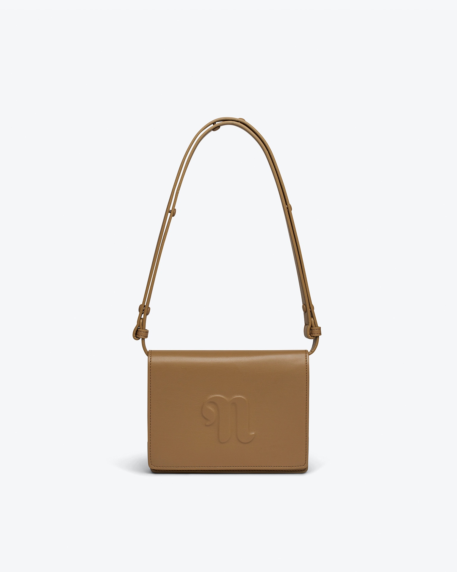 THE CONCERTINA - Alt-nappa shoulder bag - Light khaki - 1