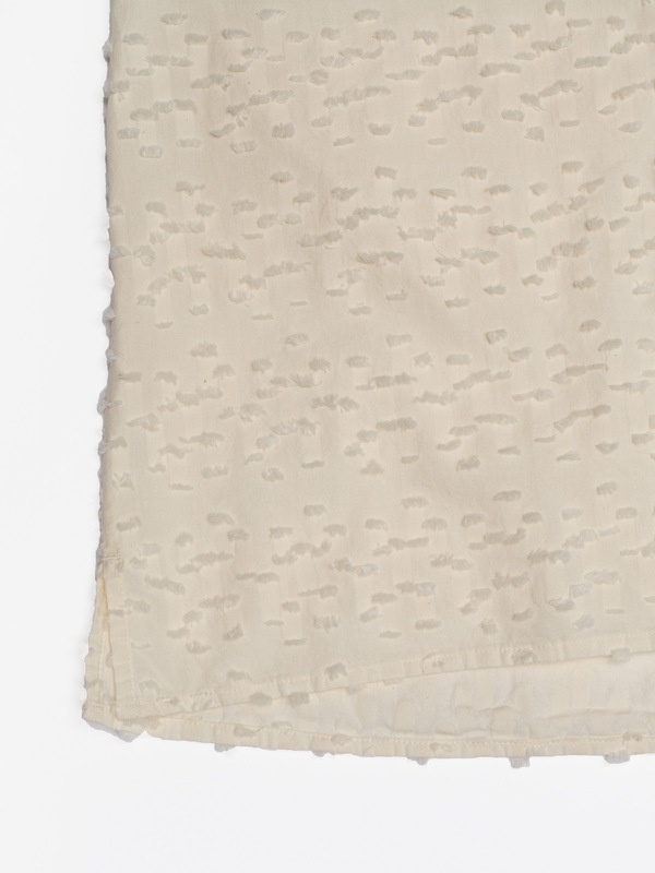 Juni Fringe Shirt Offwhite - 5