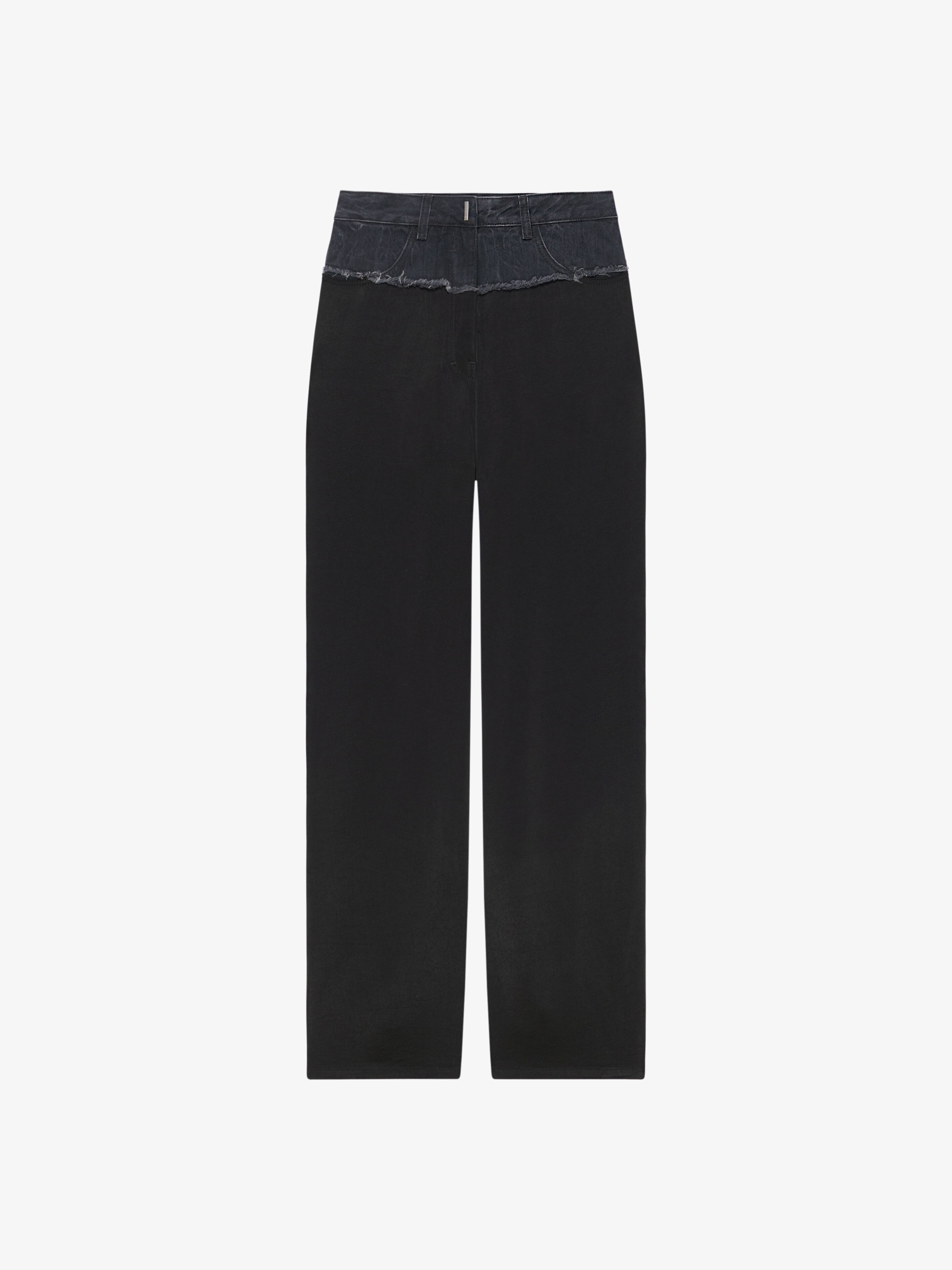 Givenchy OVERSIZED JEANS IN MIXED DENIM | REVERSIBLE