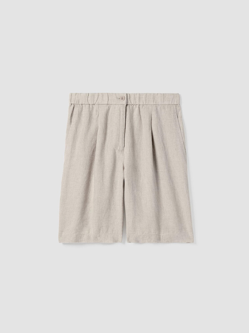 Organic Linen Shorts 1