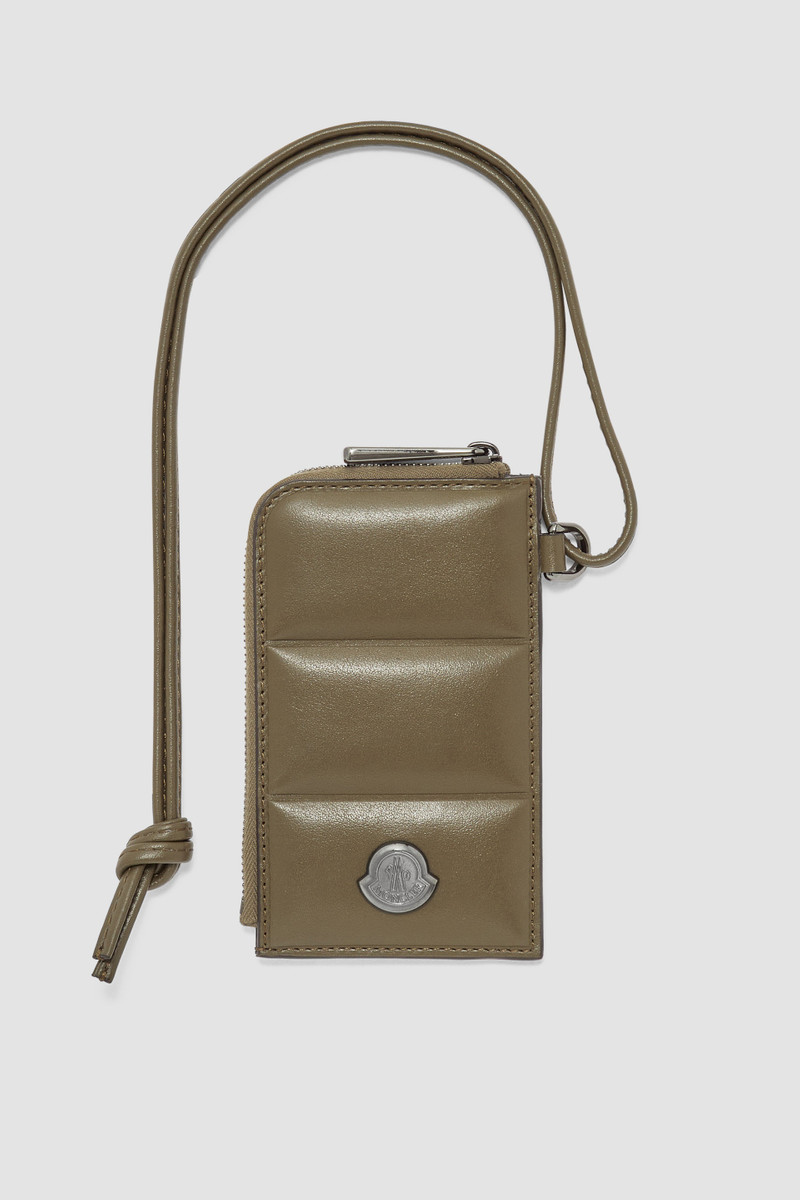Doudoune Quilted Leather Card Holder 1