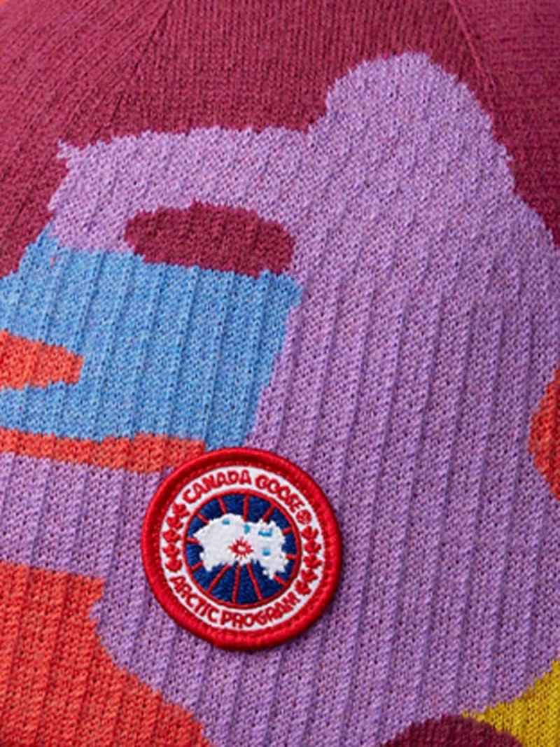Canada Goose x Kidsuper x NBA jacquard beanie outlook