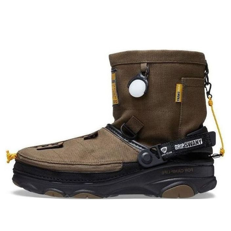 Crocs GRIP SWANY x atmos x All-Terrain Clog 'Olive' 208017-337 - 1
