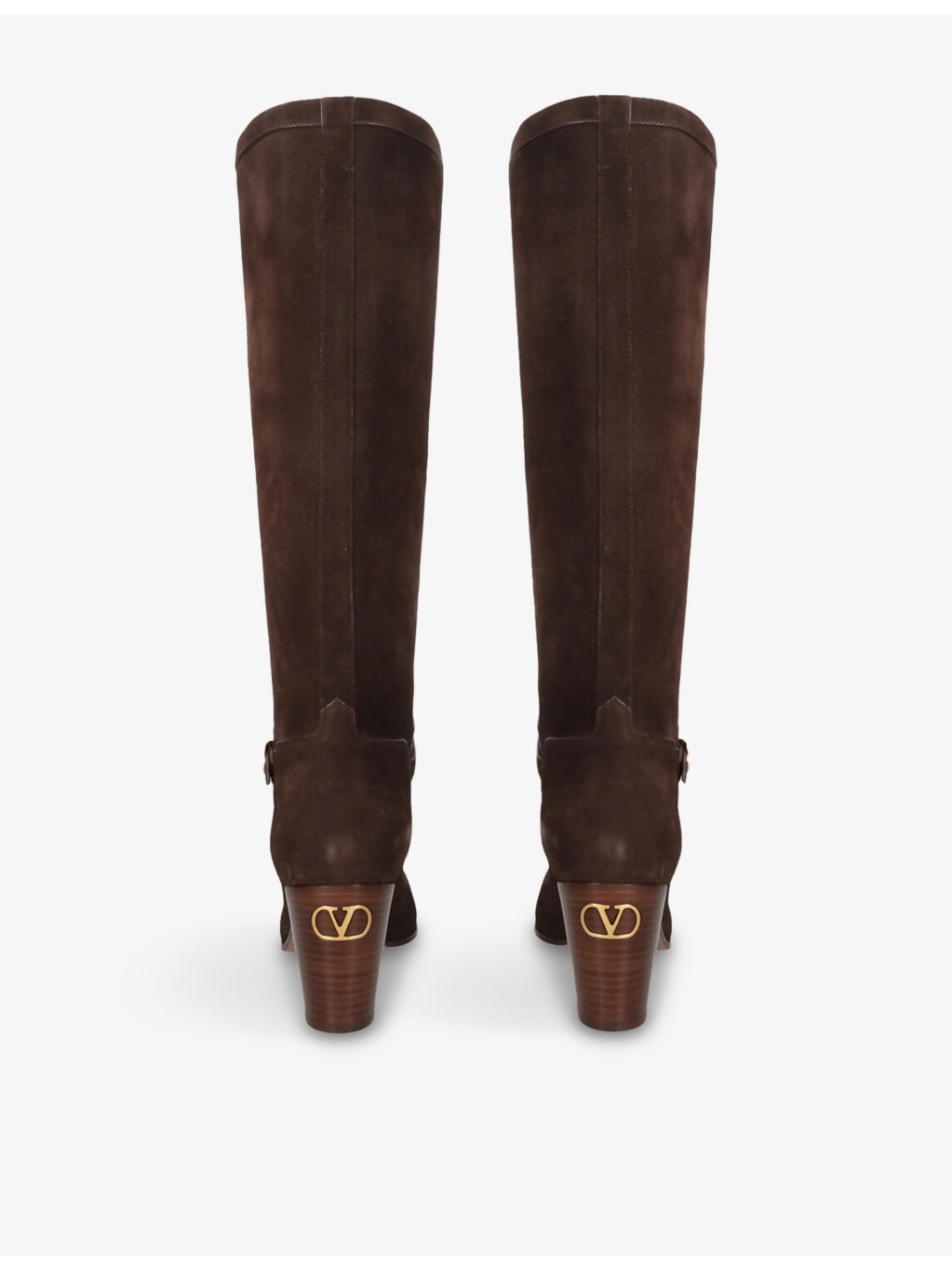 Pattie 75 Suede Heeled Knee-High Boots - 2