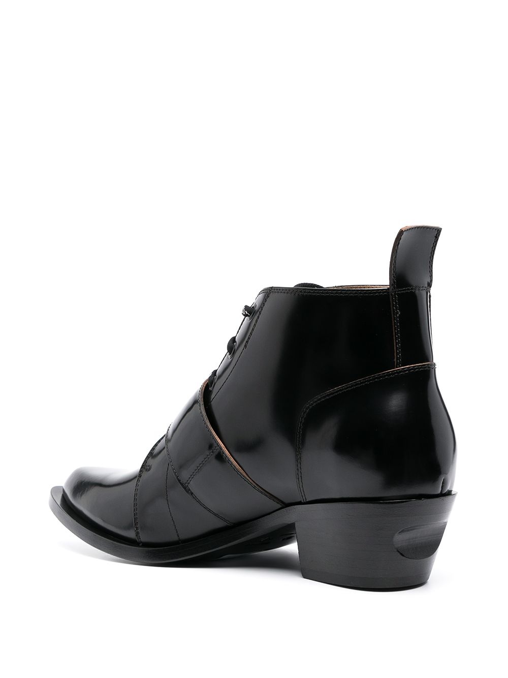side buckle-detail boots - 3