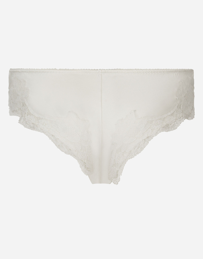 Dolce & Gabbana Satin briefs with lace detailing outlook