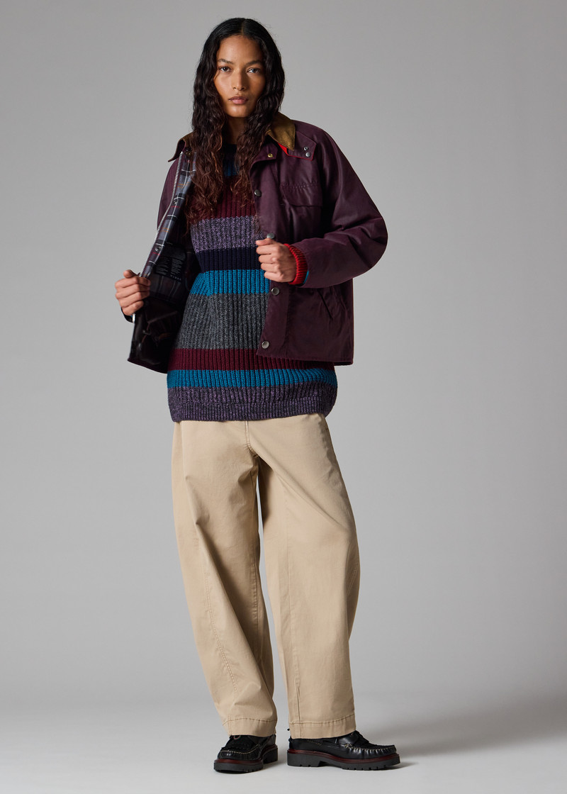 Paul Smith loves Barbour - Grape Transport Wax Jacket 7