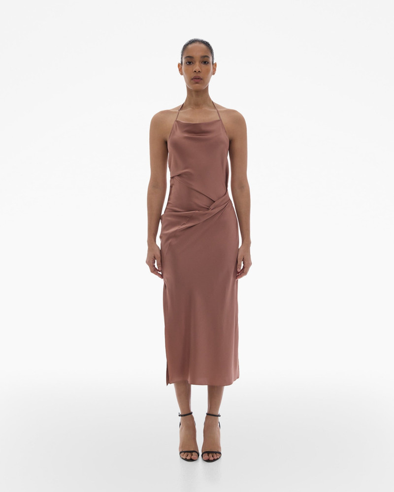 Helmut Lang STRETCH SILK HALTER DRESS outlook