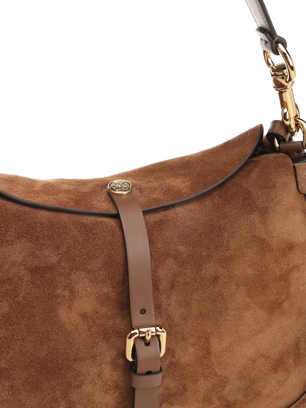 Suede Shoulder Bag Shoulder Bags Brown - 5